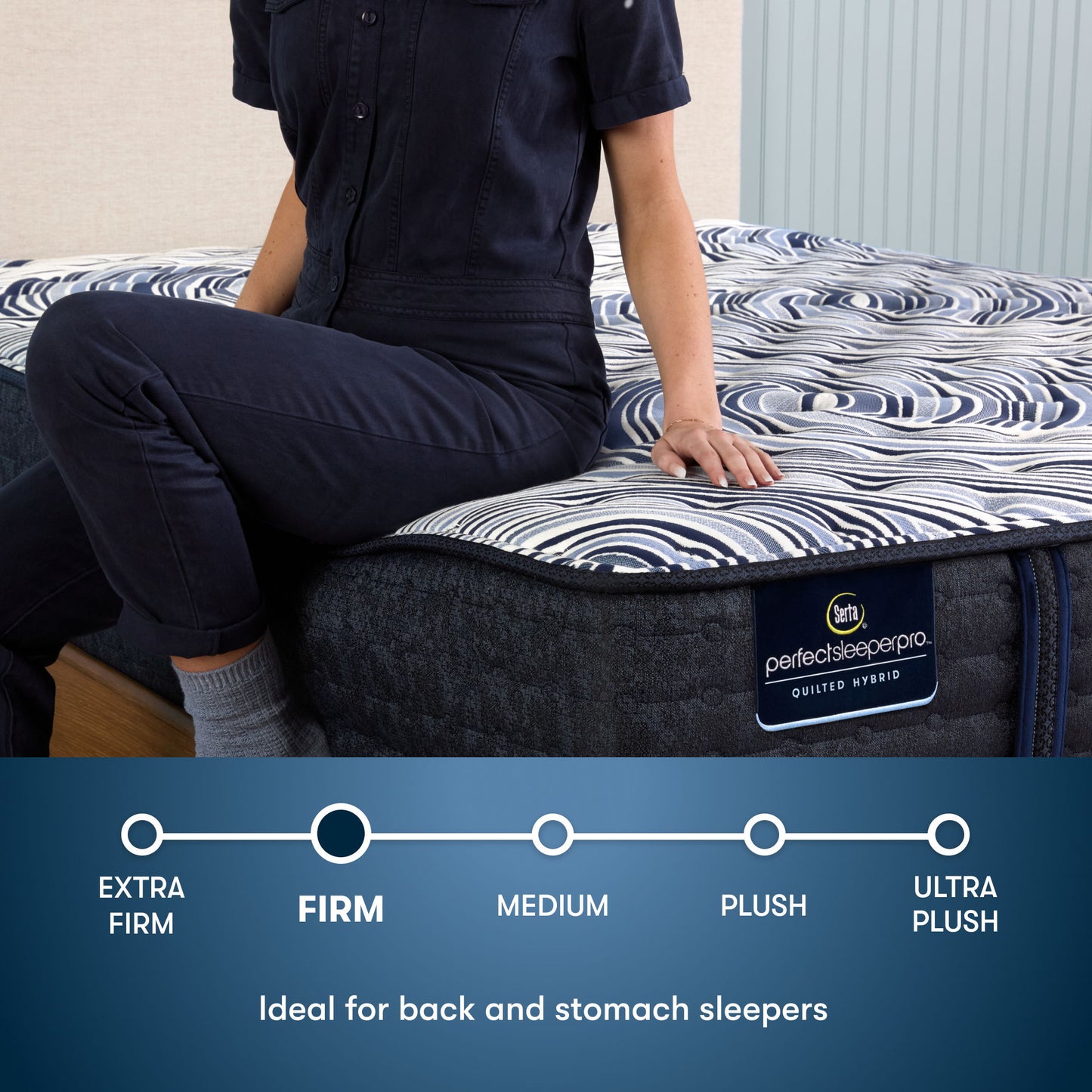 Perfect Sleeper Pro Hybrid - 13.5" Geneva Latex Firm Mattress