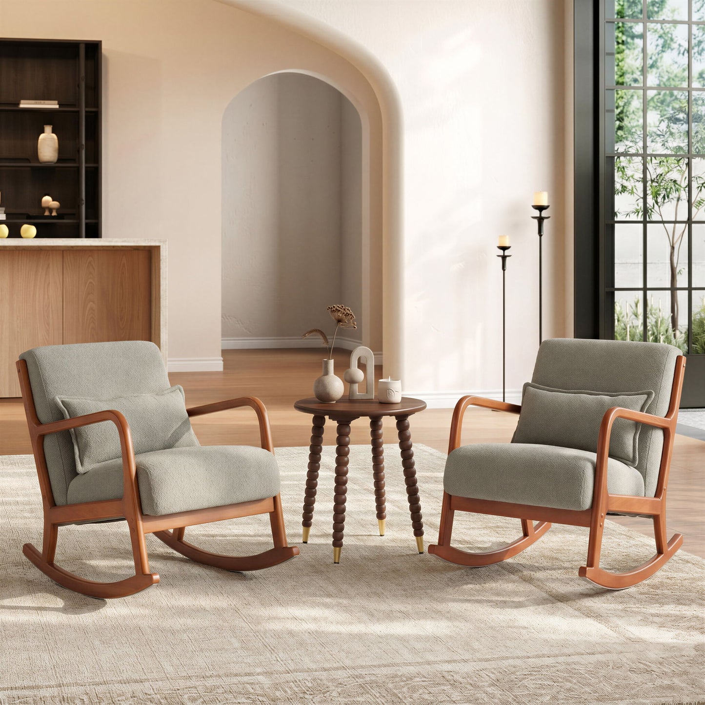 Hady - Rocking Chair - Gray