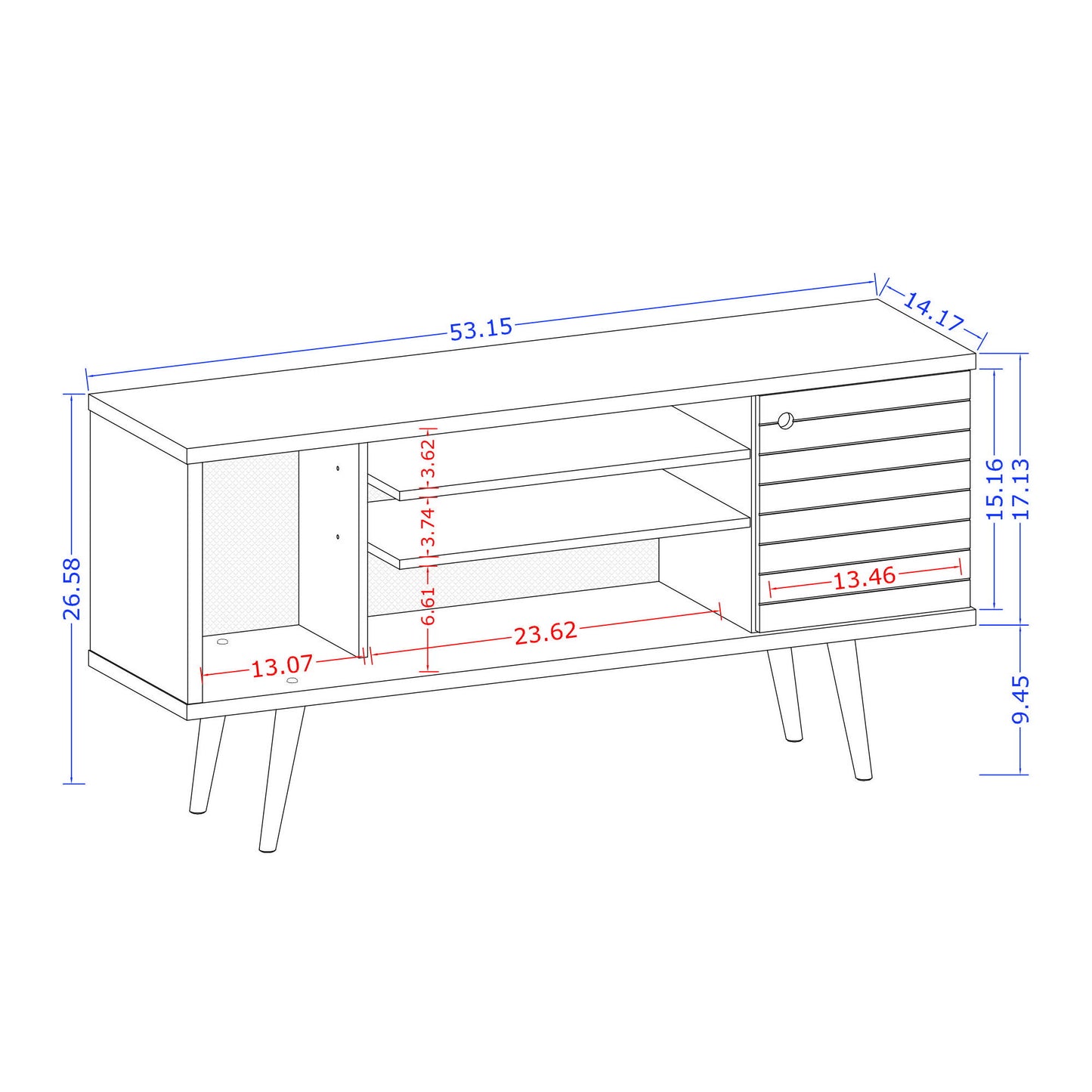 Manhattan Liberty - 53" TV Stand