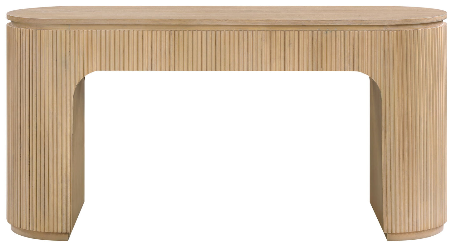 Astrid - Solid Wood And Oak Veneer Desk