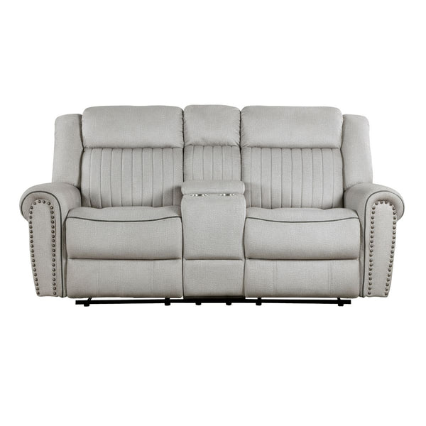 Brennen Double Reclining Love Seat with Center Console