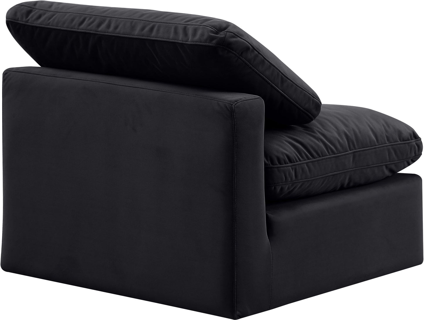 Indulge - Velvet Armless Chair