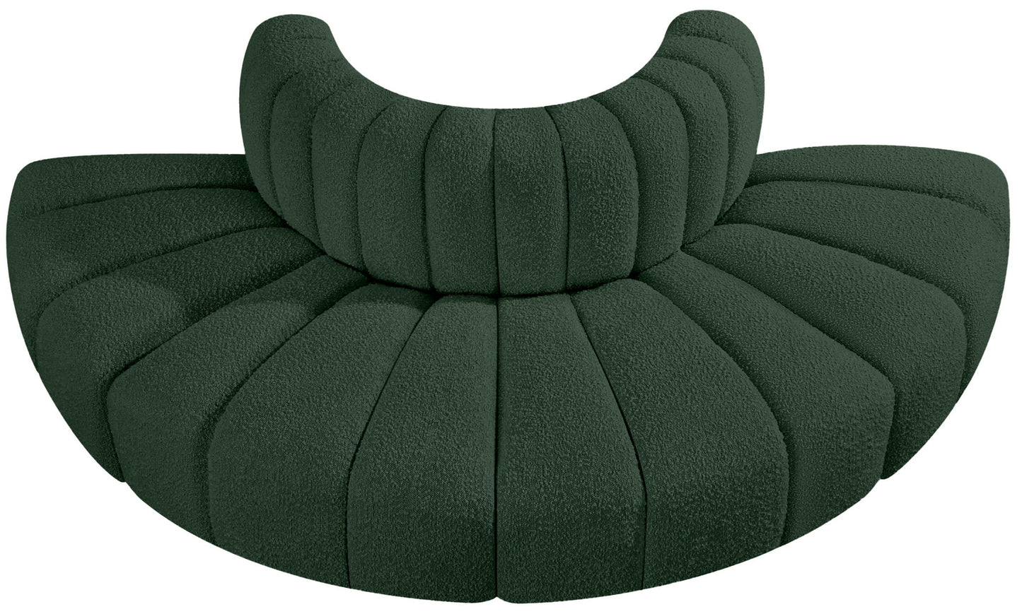 Arc - Boucle Fabric 4 Piece Modular Sofa