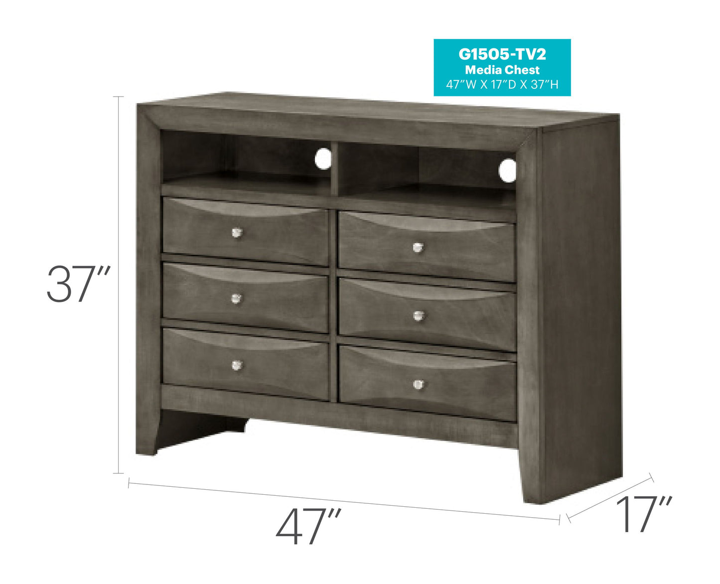 Glory Furniture - Marilla - Media Chest