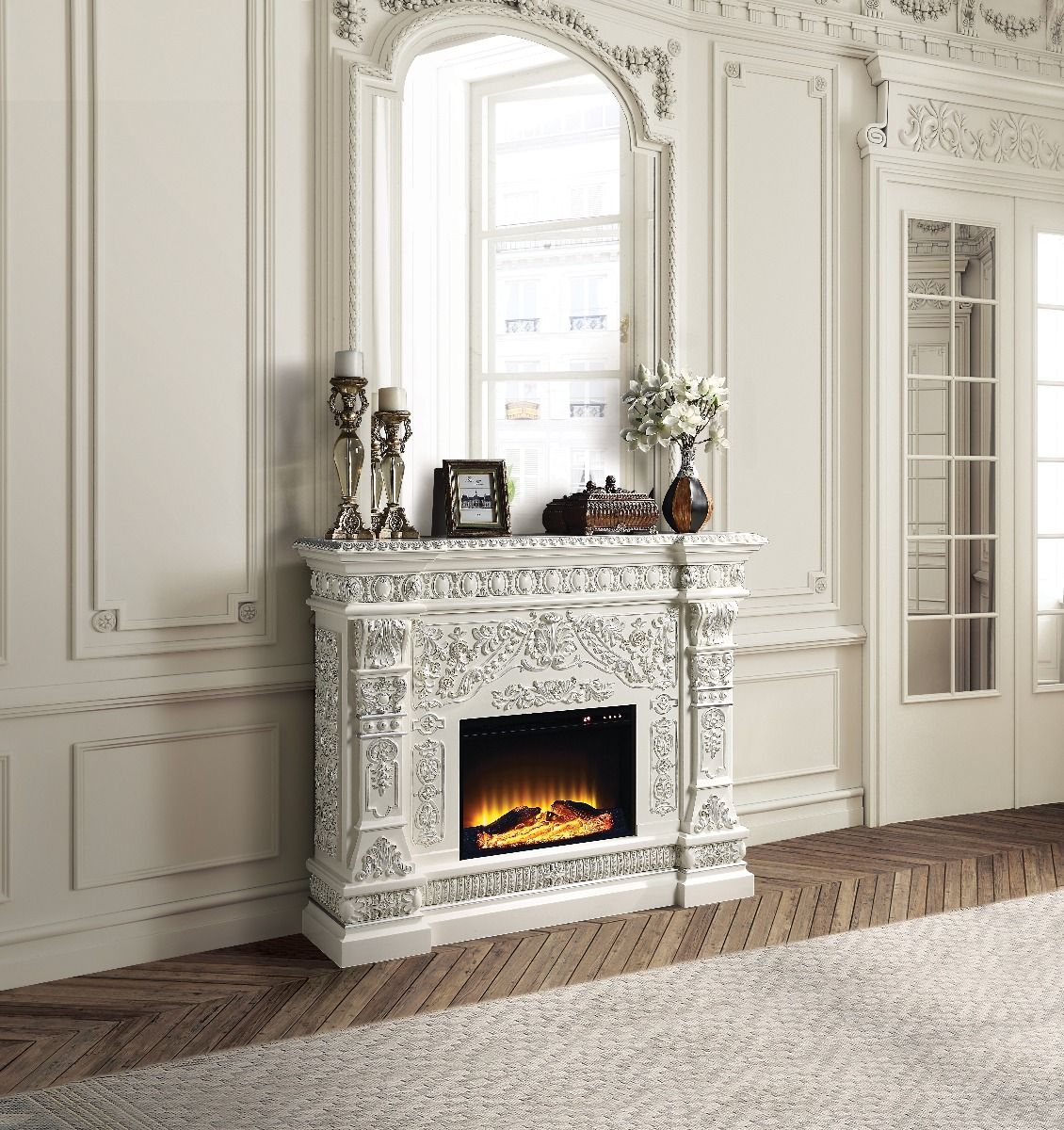 Vanaheim - Fireplace - Antique White