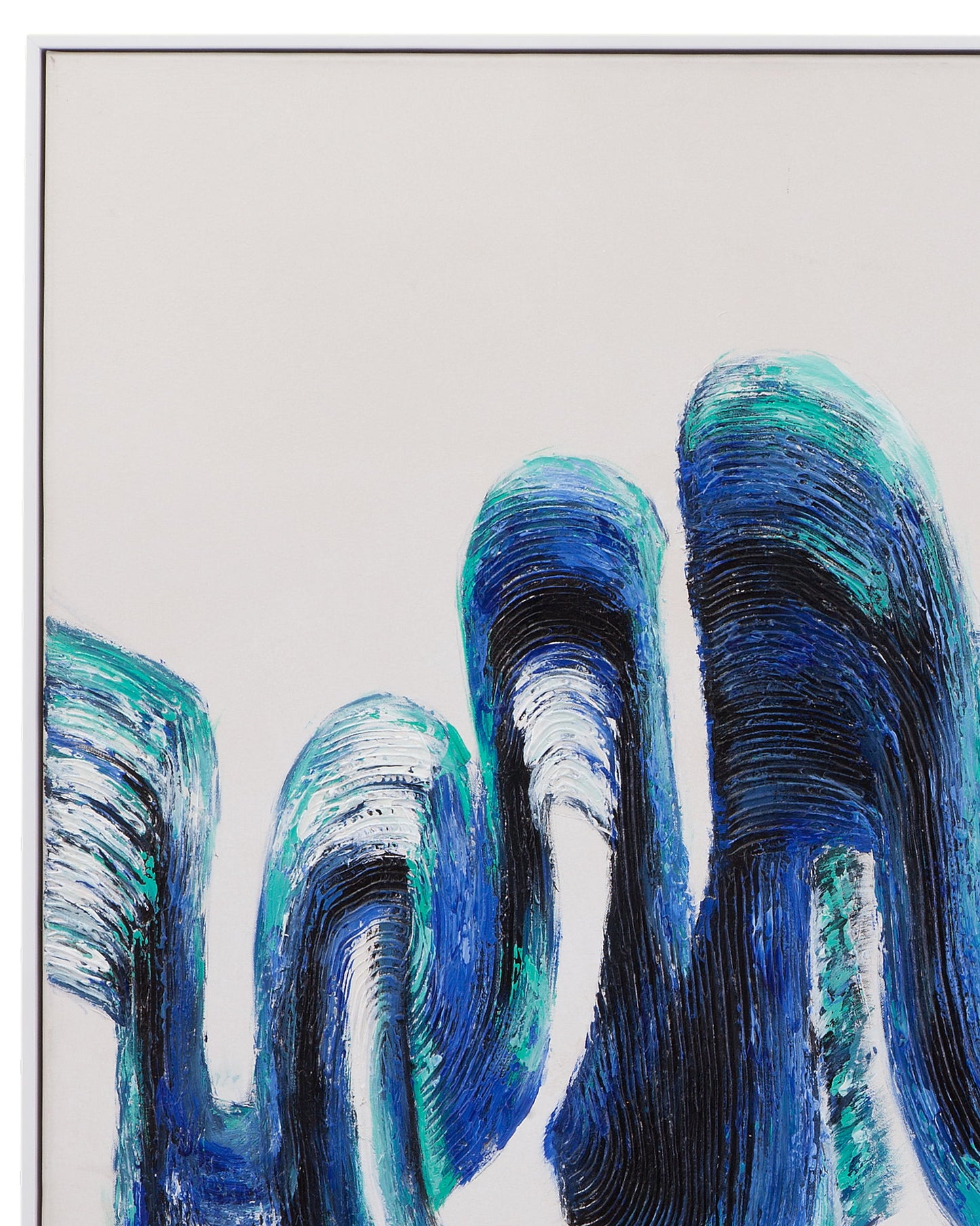 In Motion Canvas Art - White