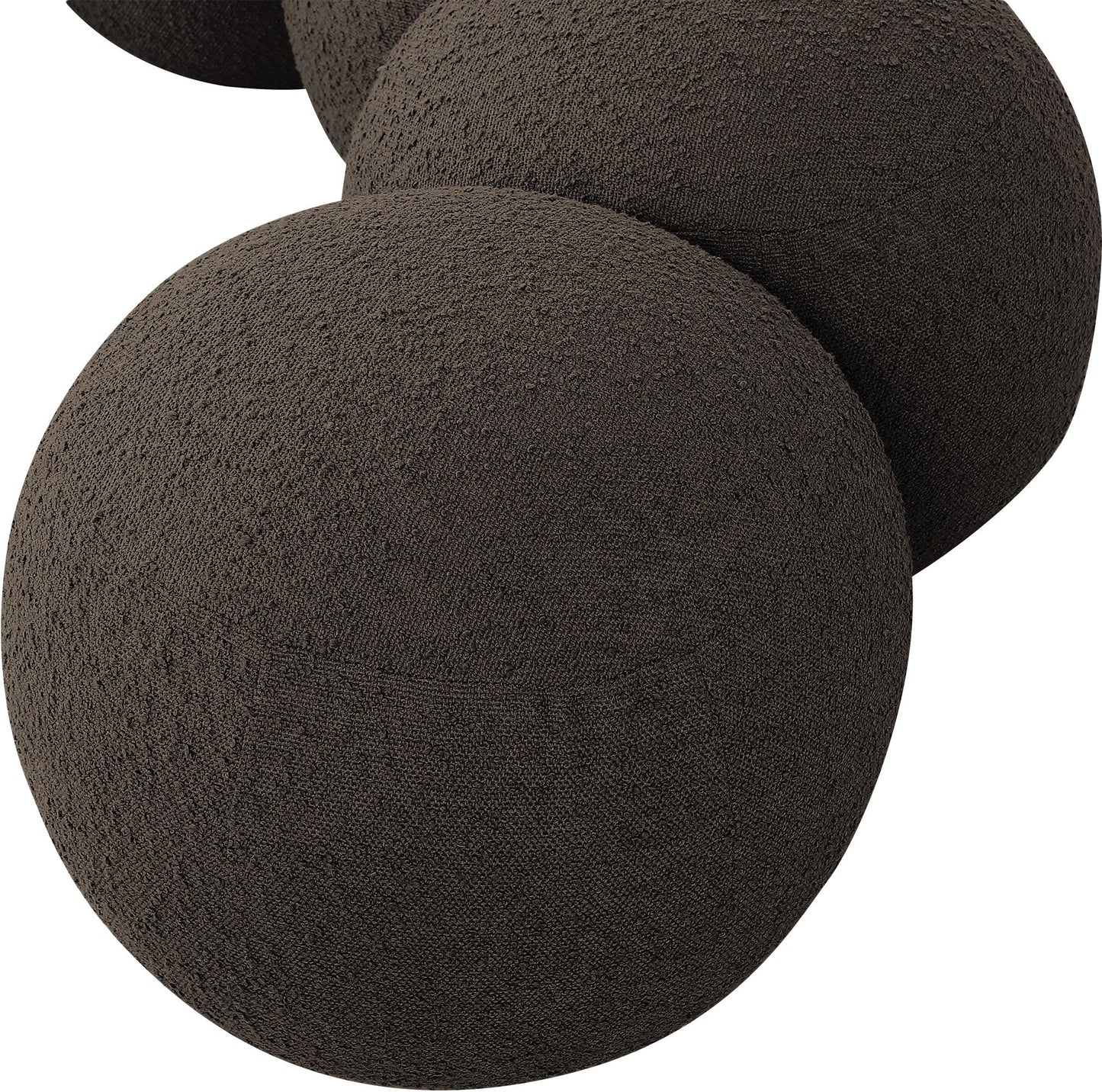 Apollo - Boucle Fabric Bench