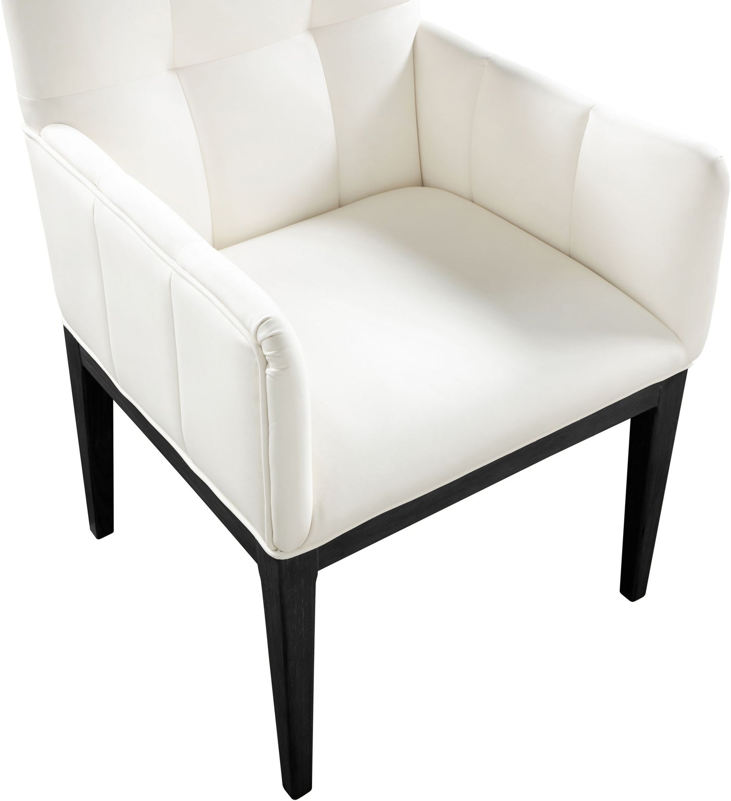 Adrian - Dining Arm Chair (Set of 2) - Black Legs