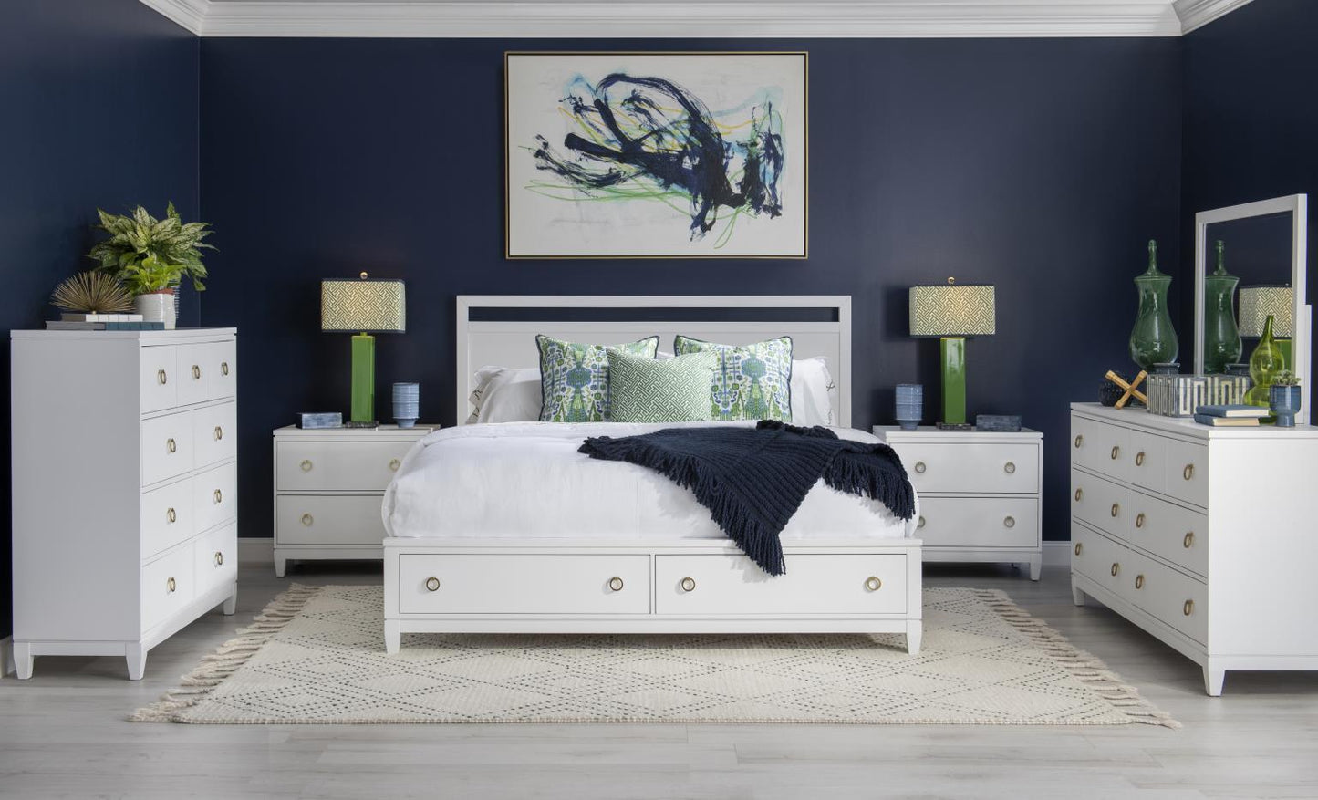 Summerland - Complete Panel Bed With Storage