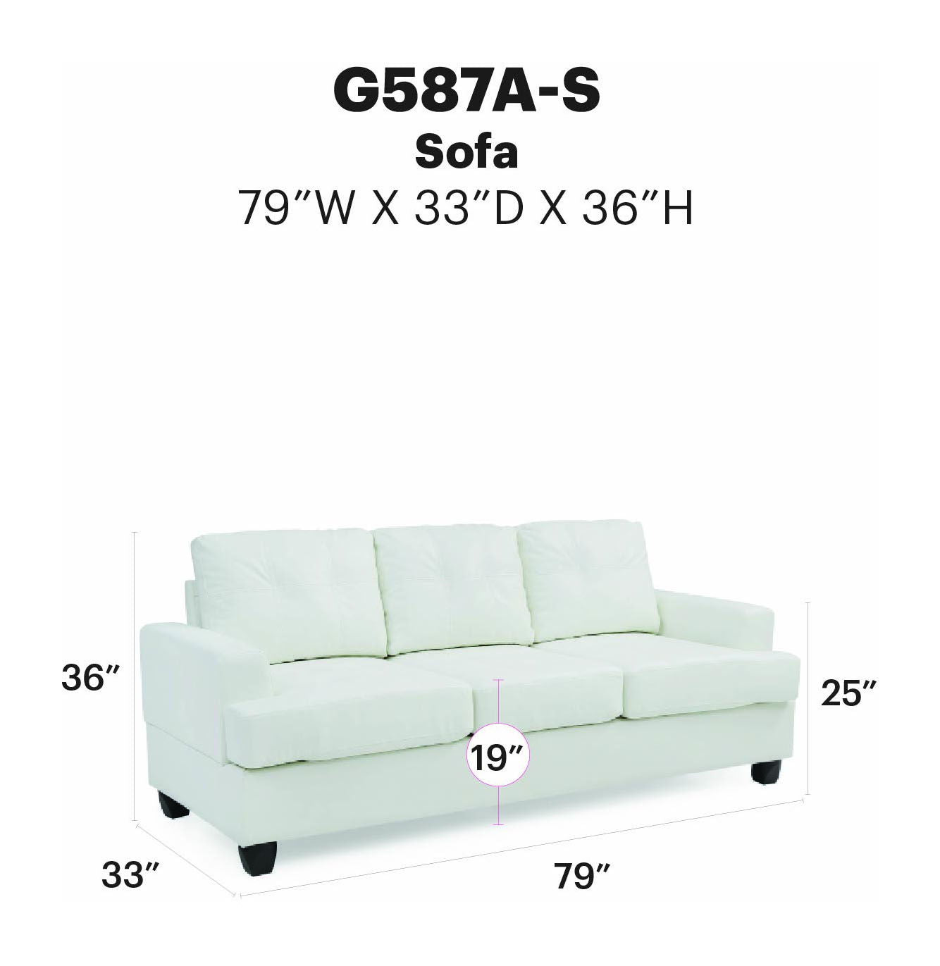 Glory Furniture - Sandridge - Sofa