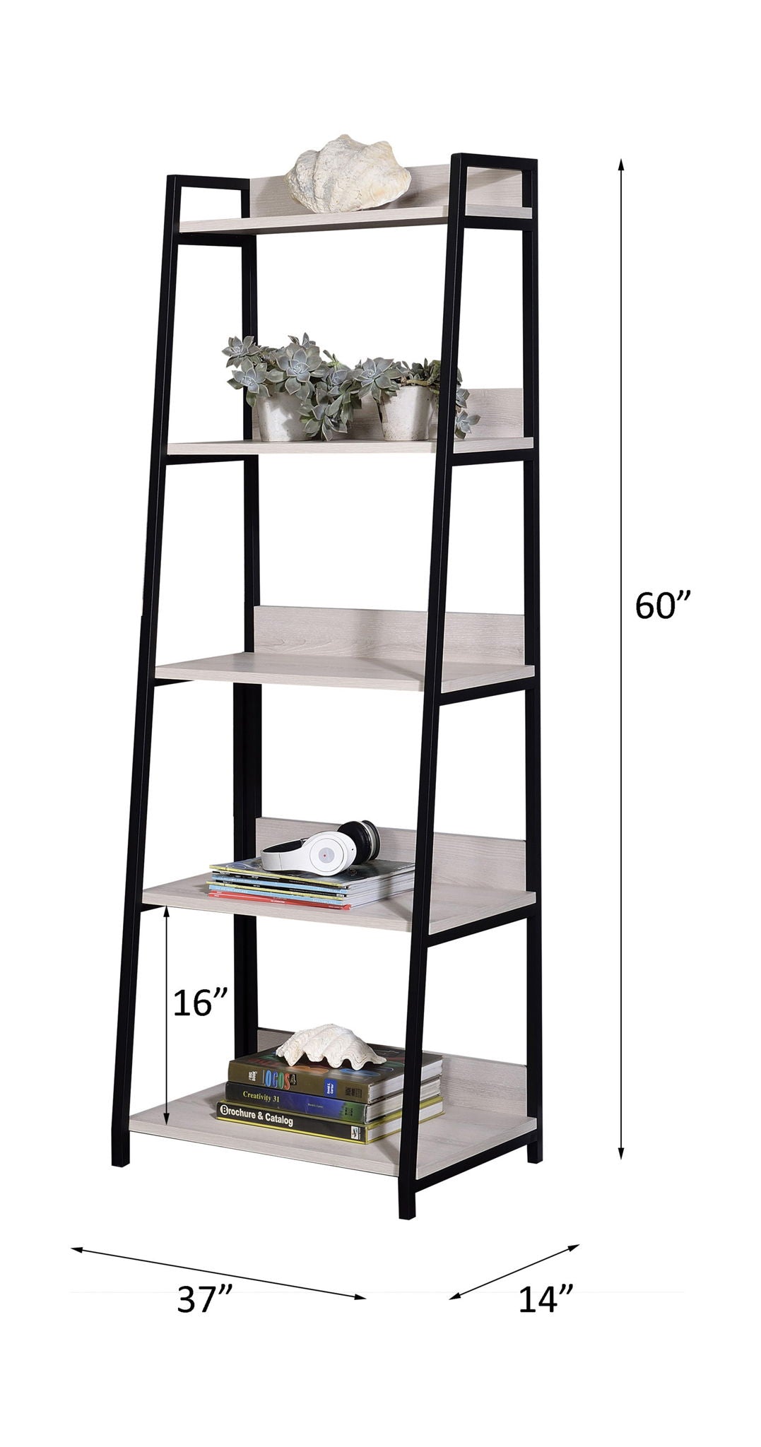 Wendral - 23"L Bookshelf - Natural & Black