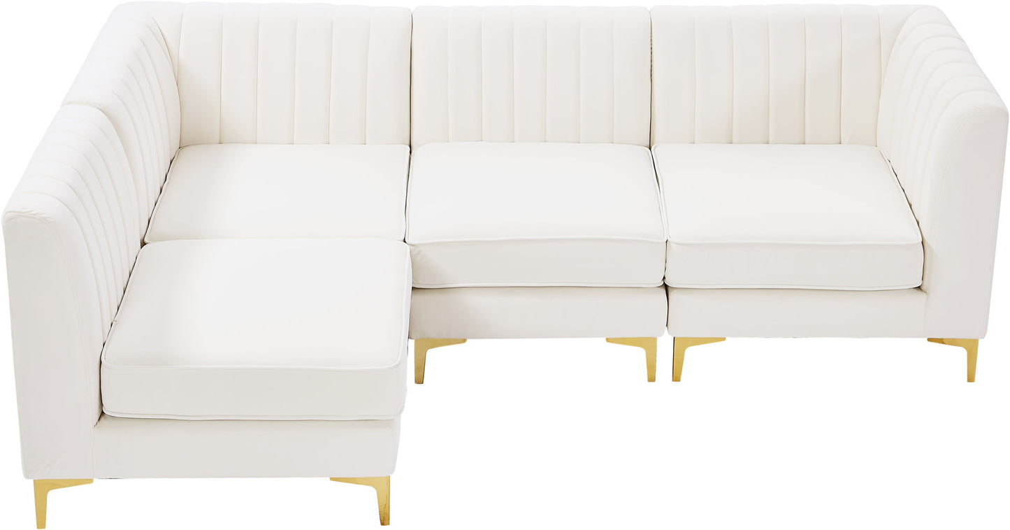 Alina - 4 Piece Modular L-Shaped Sectional