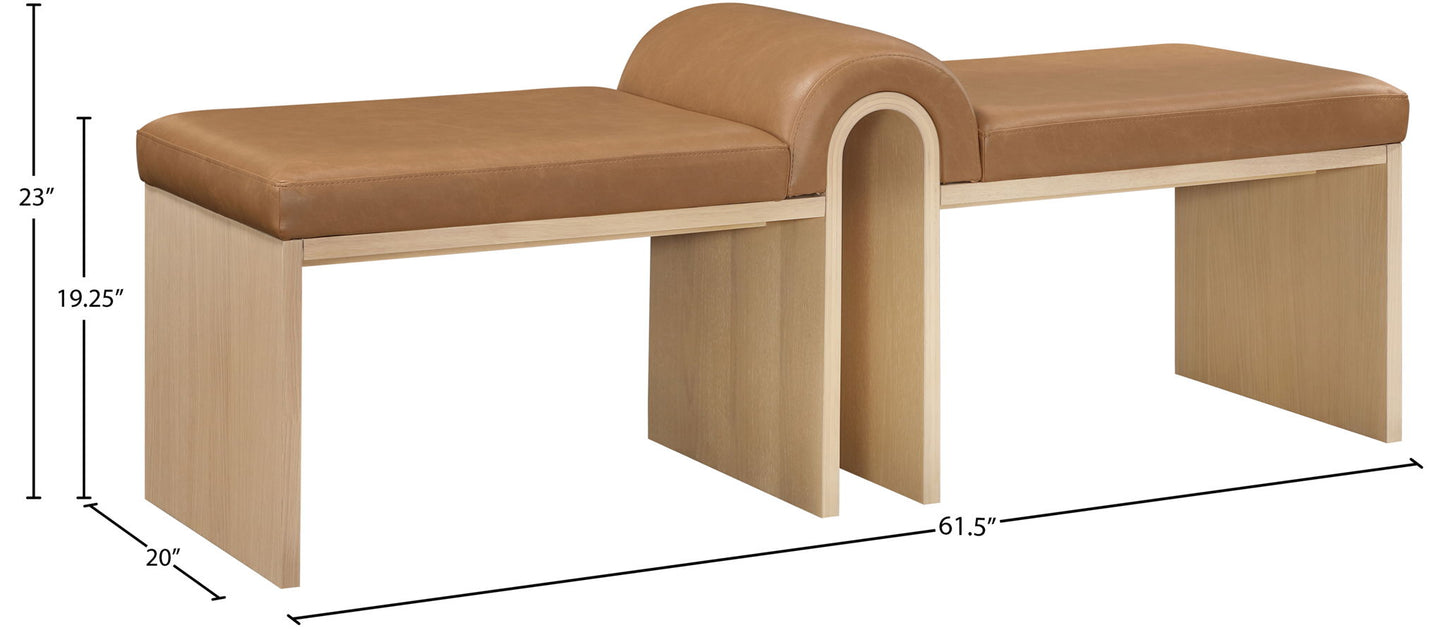 Delphine - Bench - Natural Base