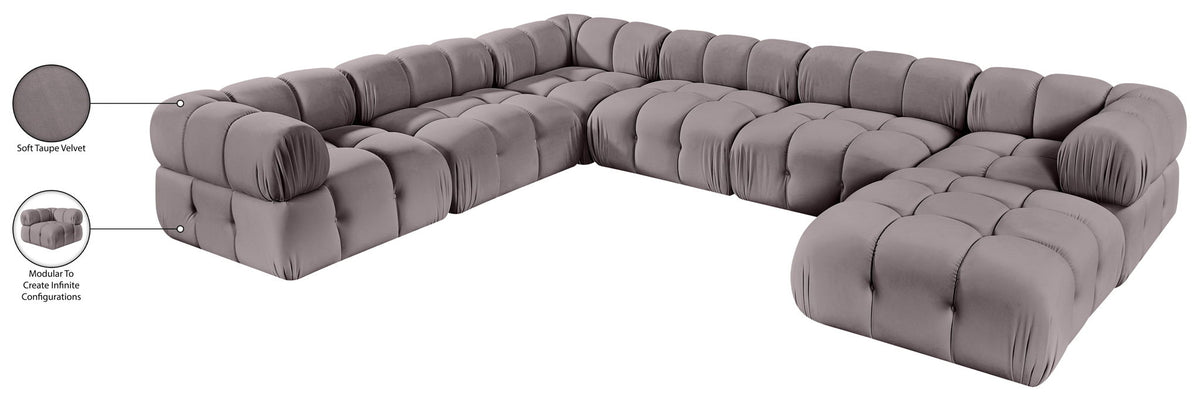 Orin - 7 Piece Modular Sectional (3 Modular Chairs, 3 Corner Chairs & Ottoman)