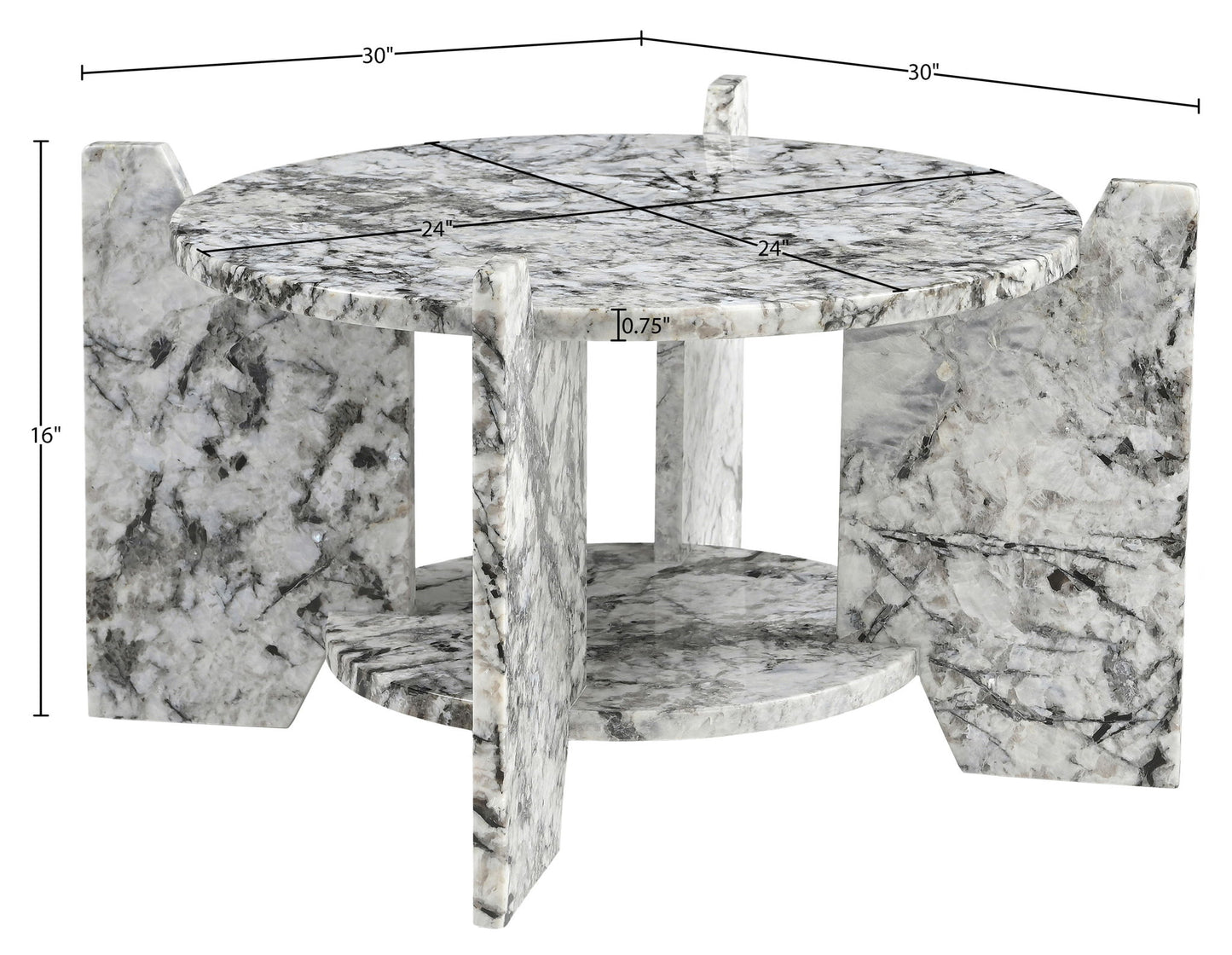 Soriano - Genuine Marble Table