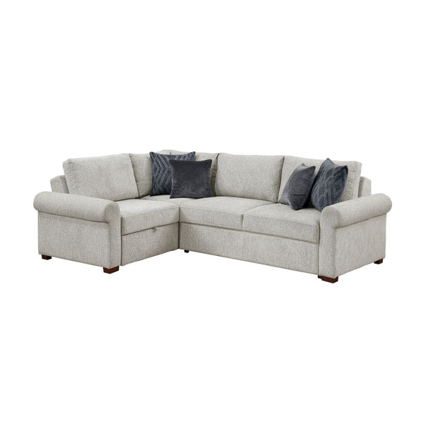 Isla 3-Piece Sectional with Pull-out Bed and Click Motion Back