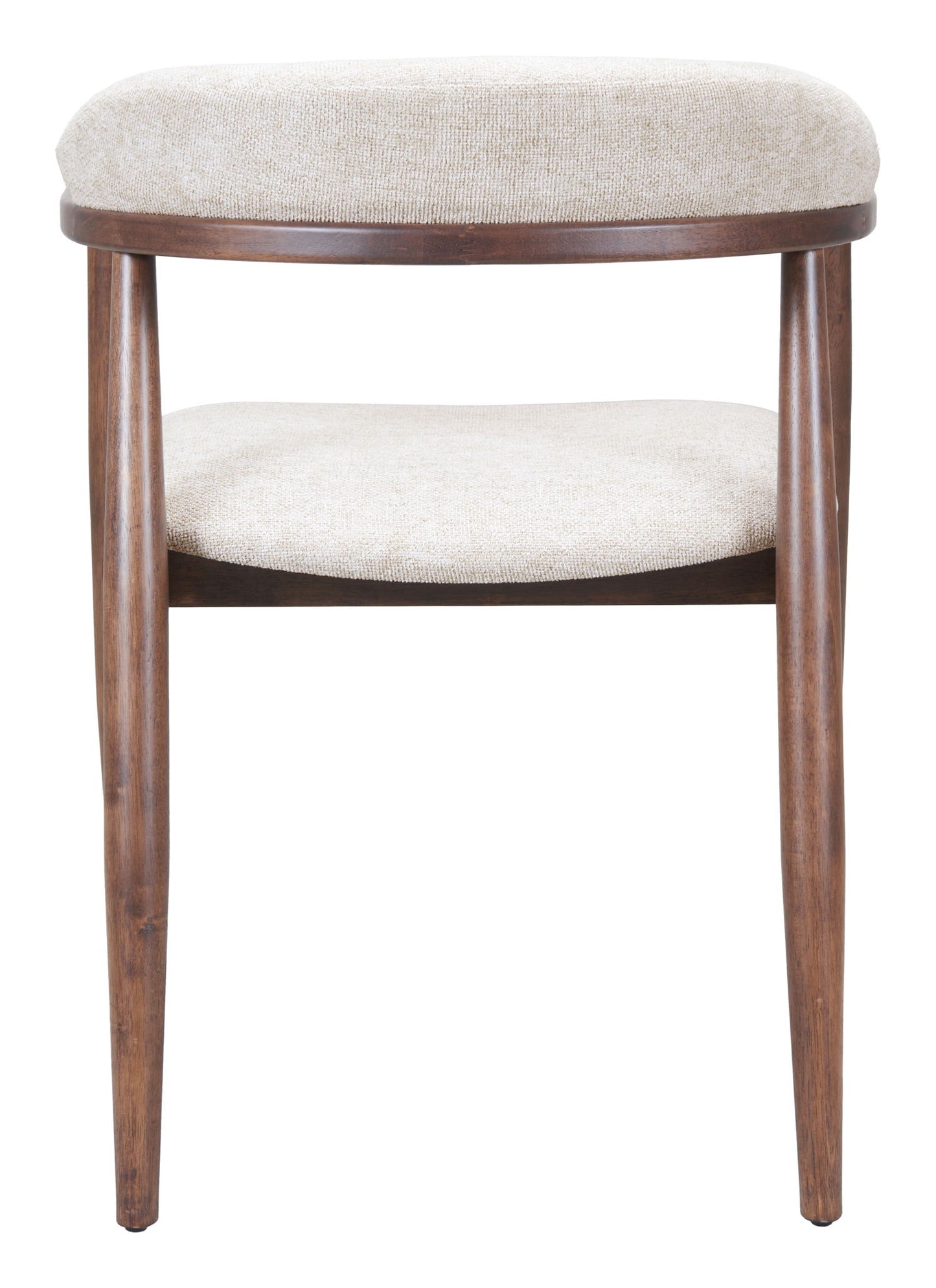 Goka - Dining Chair - Beige / Walnut