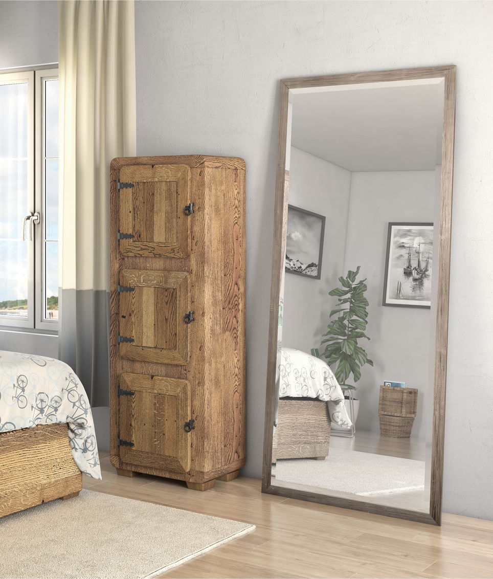 Ramona - Floor Mirror - Light Brown