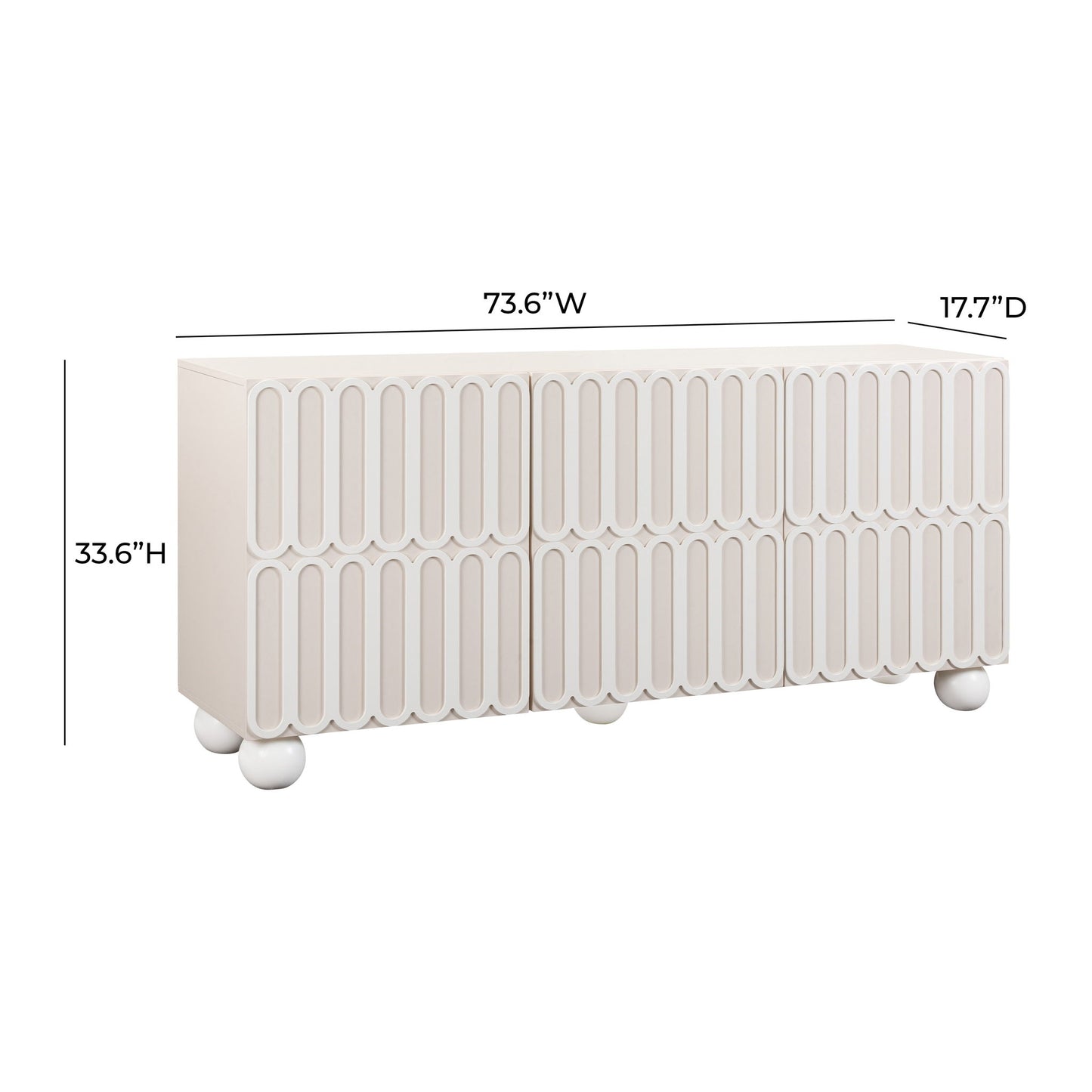 Tori Motif - Buffet - Taupe