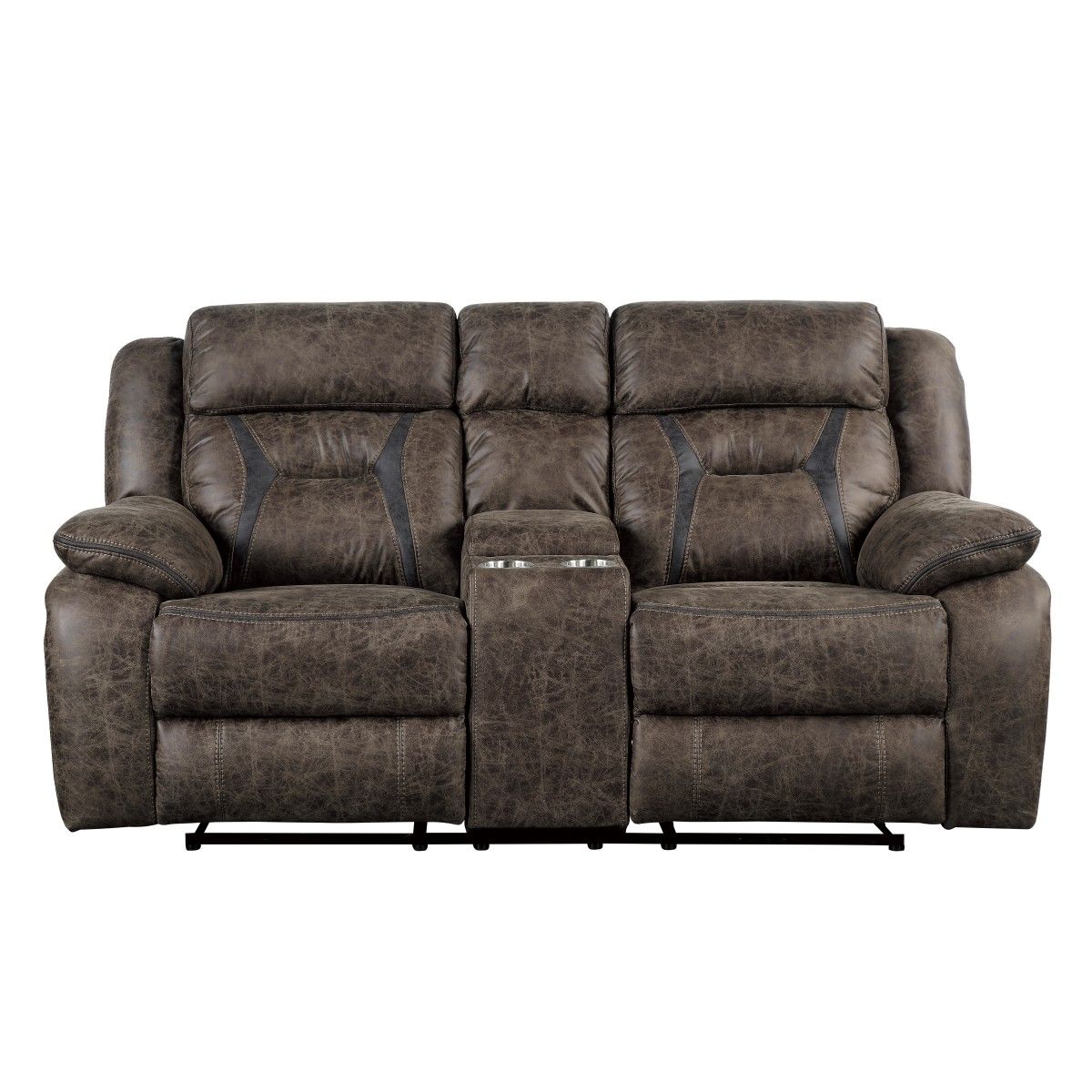 Madrona Hill Double Reclining Love Seat with Center Console