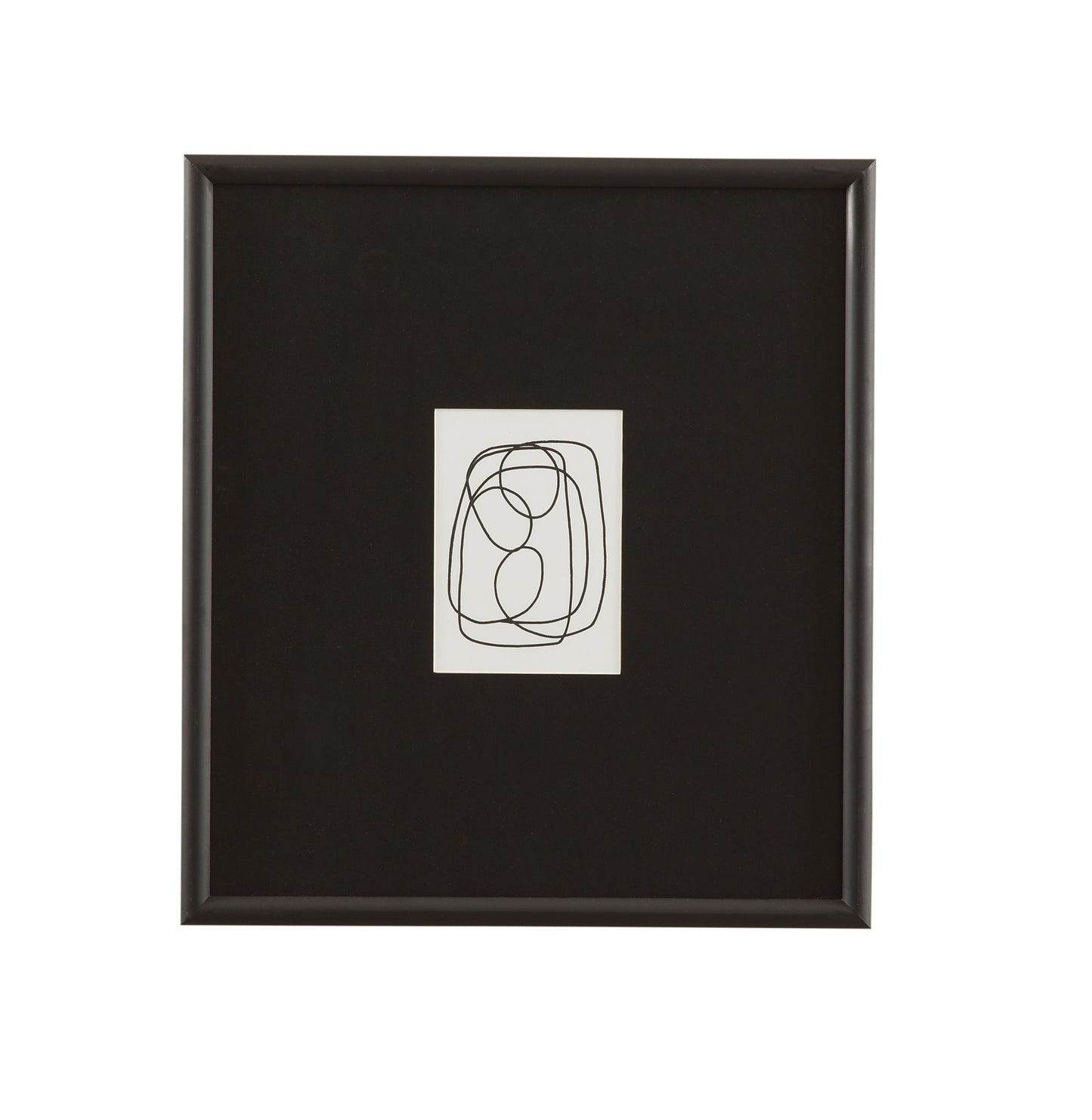 Form Study X Framed Print - Black