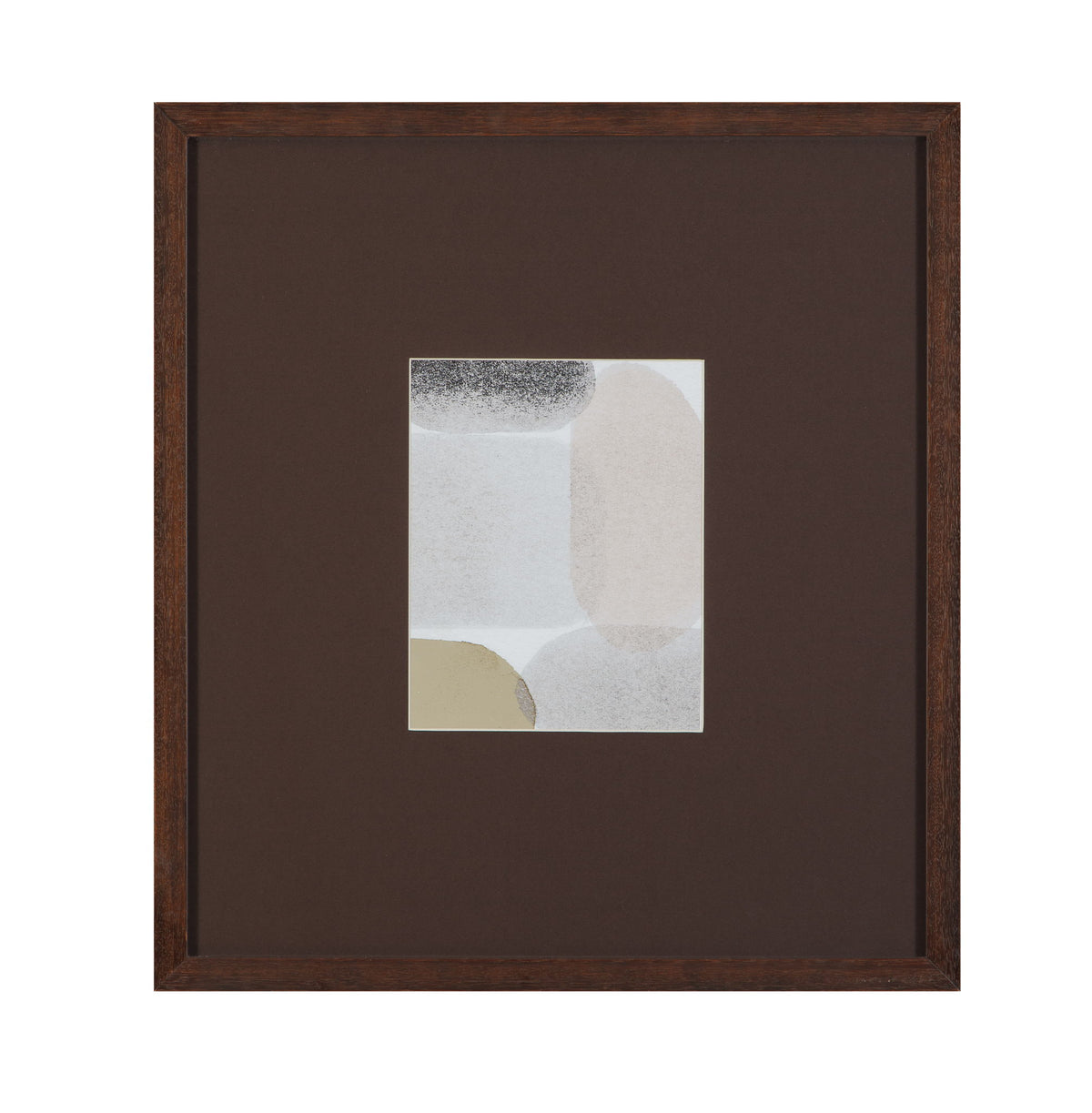 Stone Secrets IV Framed Print - Brown