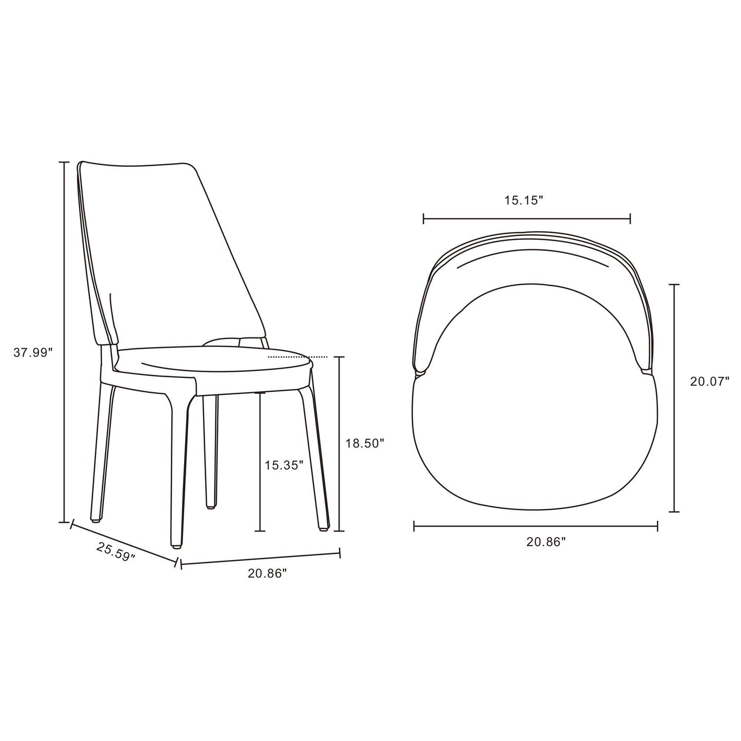 Manhattan Kara - Dining Chair