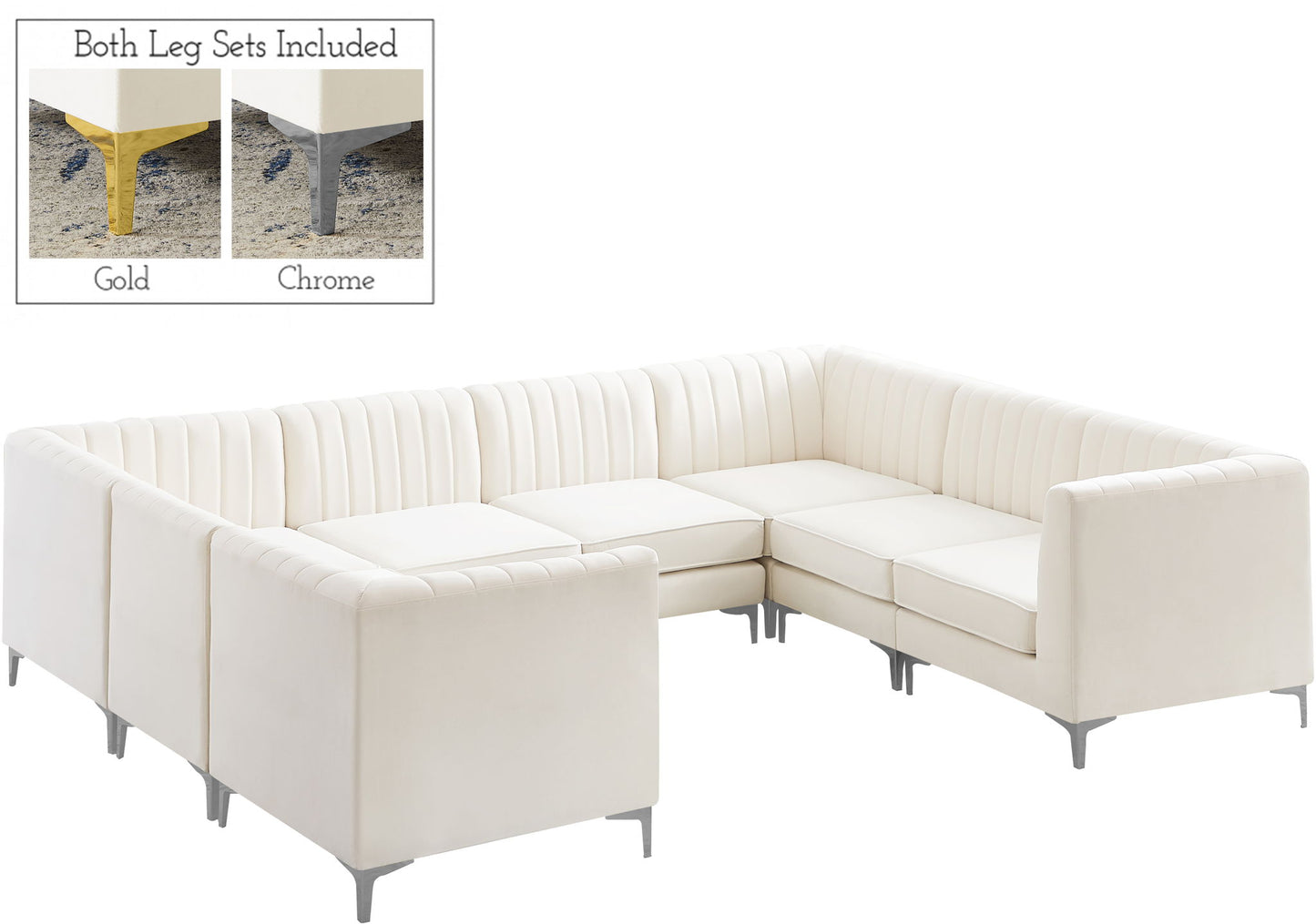 Alina - 8 Piece Modular Sectional
