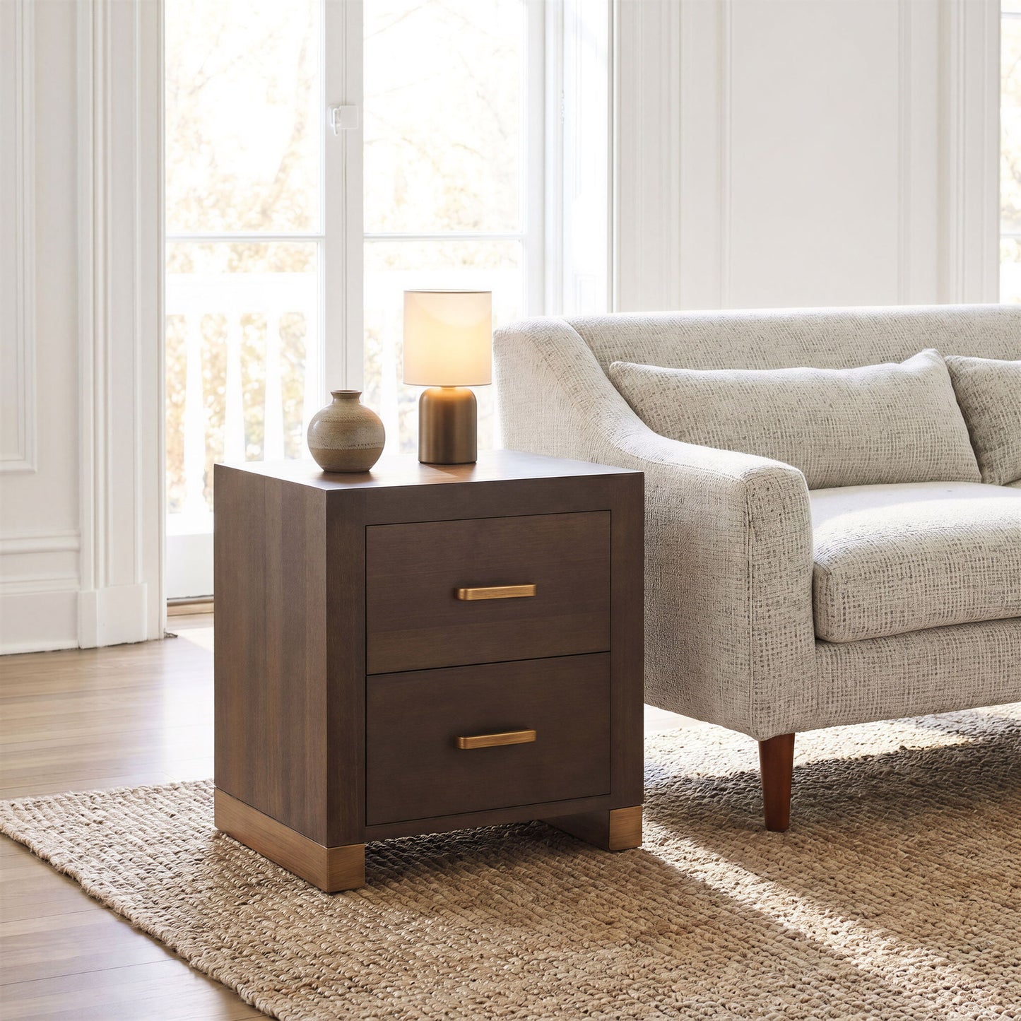 Sivar - Side Table - Brown / Espresso
