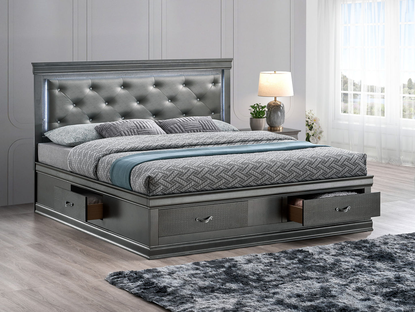 Glory Furniture - Lorana - Storage Bed