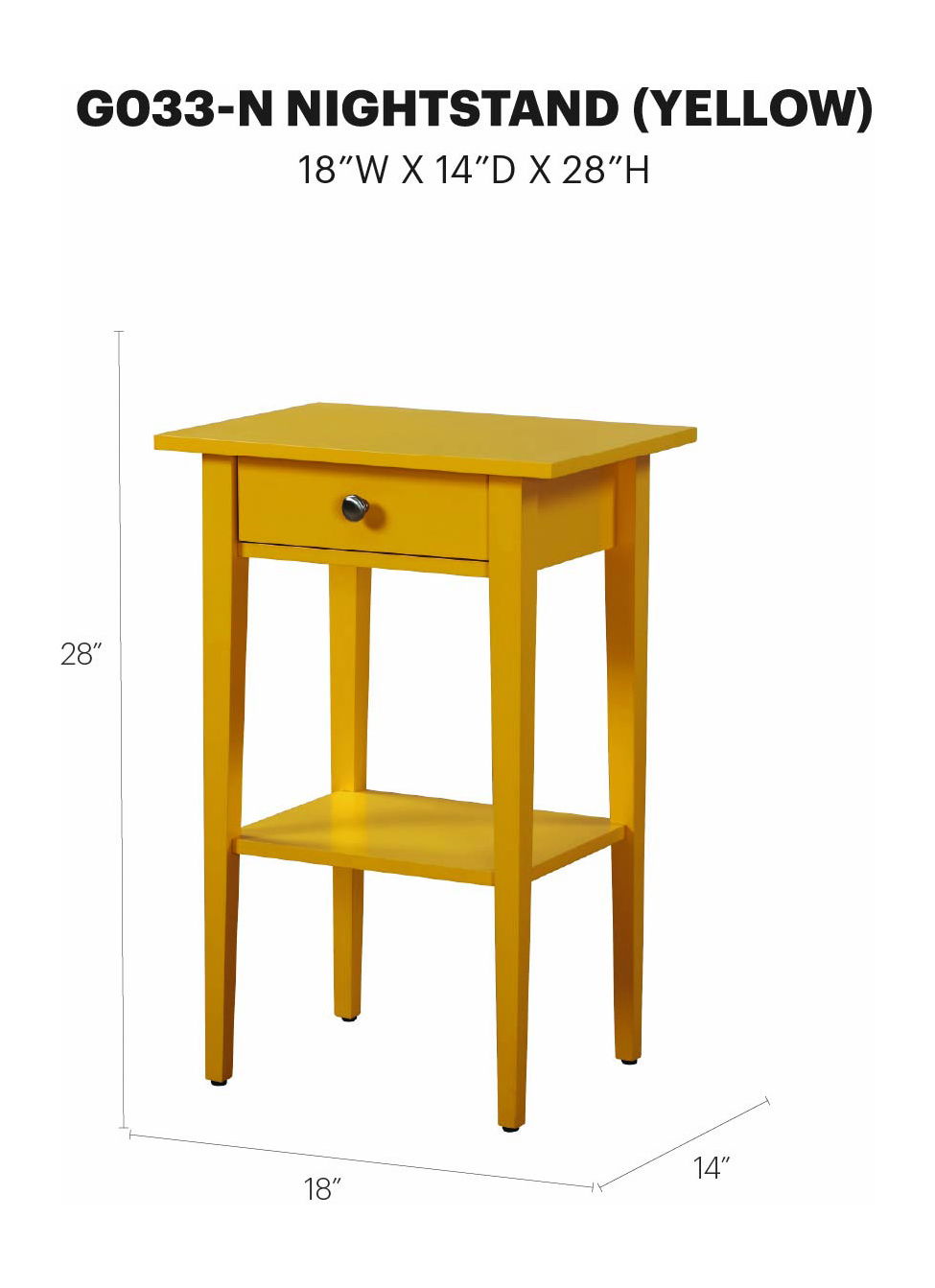 Glory Furniture - Dalton - Nightstand