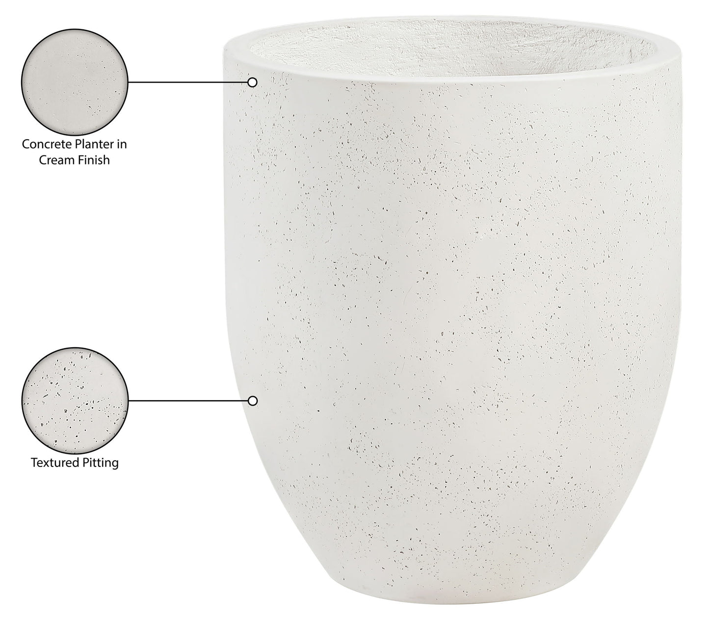 Florique - Indoor / Outdoor Concrete Planter
