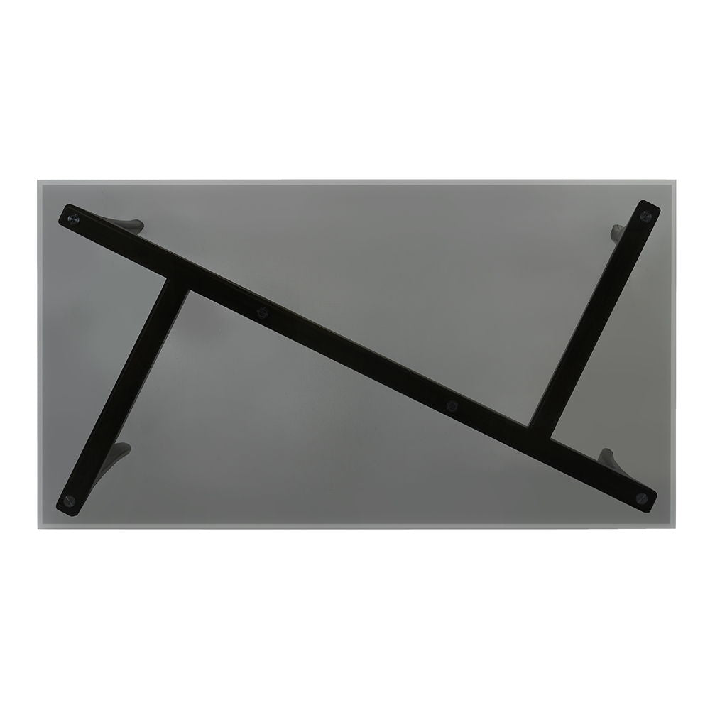 Danzel - Dining Table With Glass Top - Vintage Oak