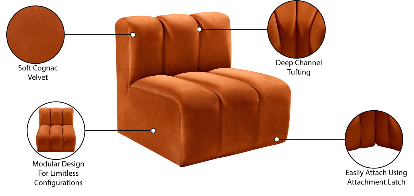 Arc - Velvet Straight Chair