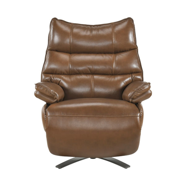 Fulcrum Power Reclining Swivel Chair with Manual Adjustable Headrest
