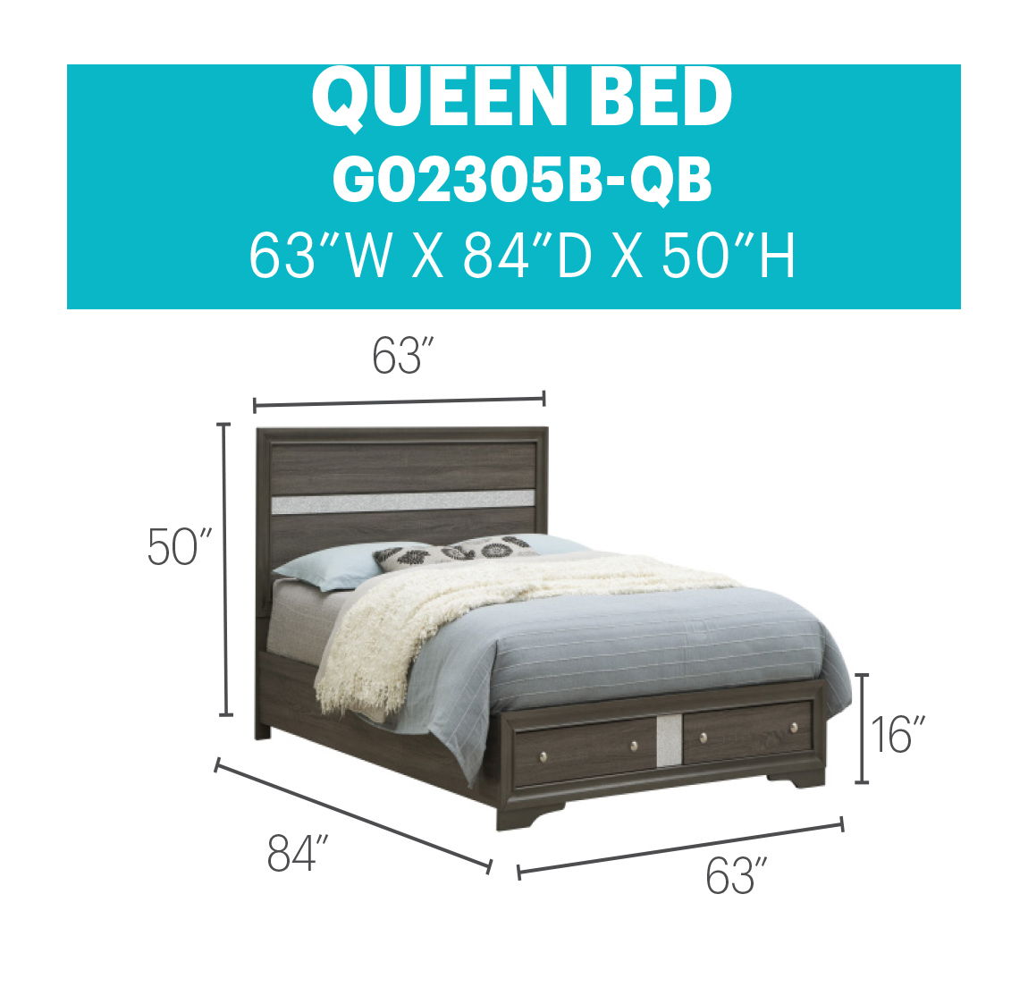 Glory Furniture - Madrid - Bed
