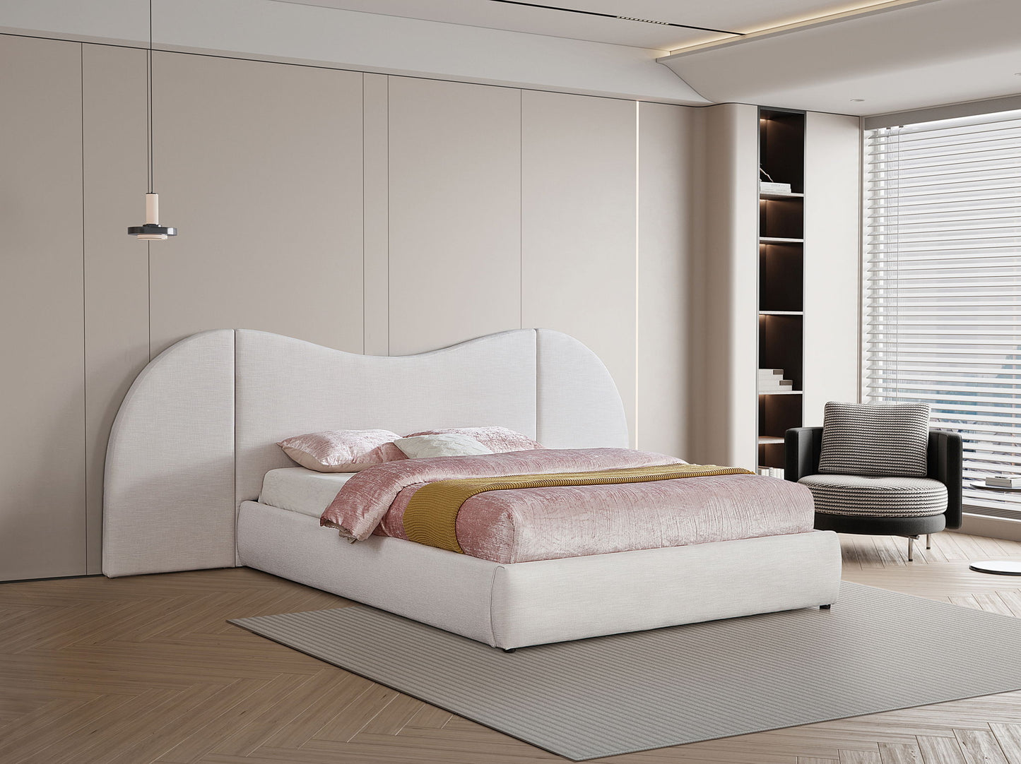 Everest - Linen Fabric Bed