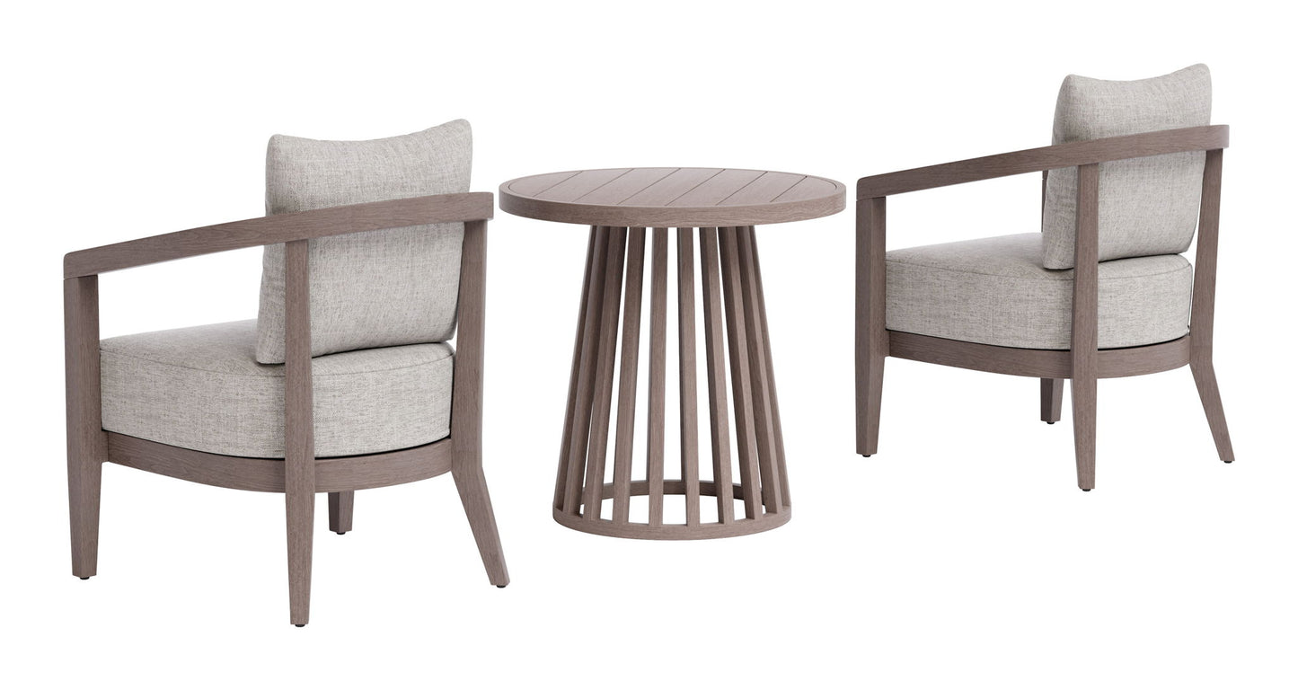Viola - Patio Seating Set - Brown