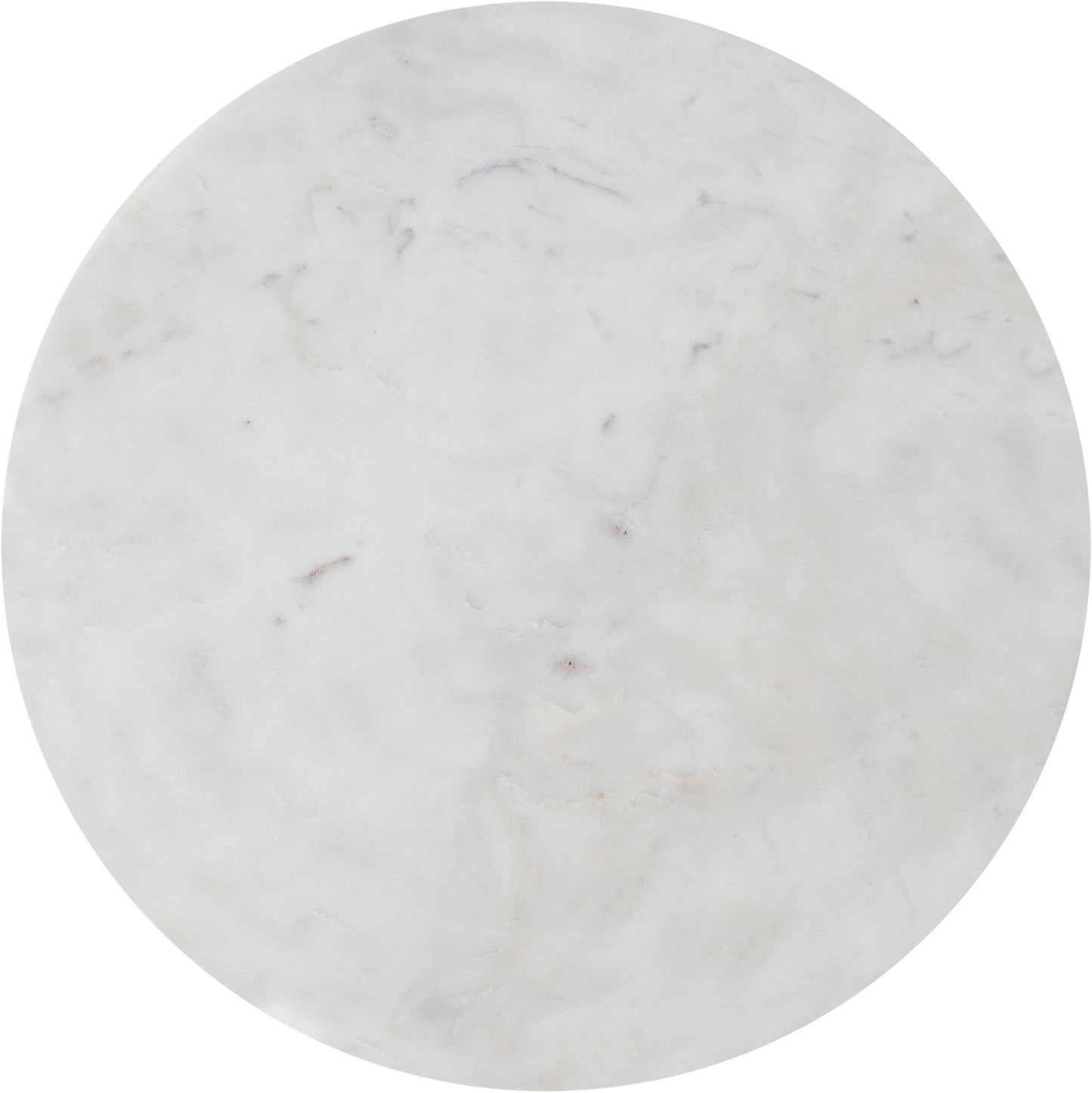 Helix - Genuine Marble Top And Aluminum Base End / Side Table