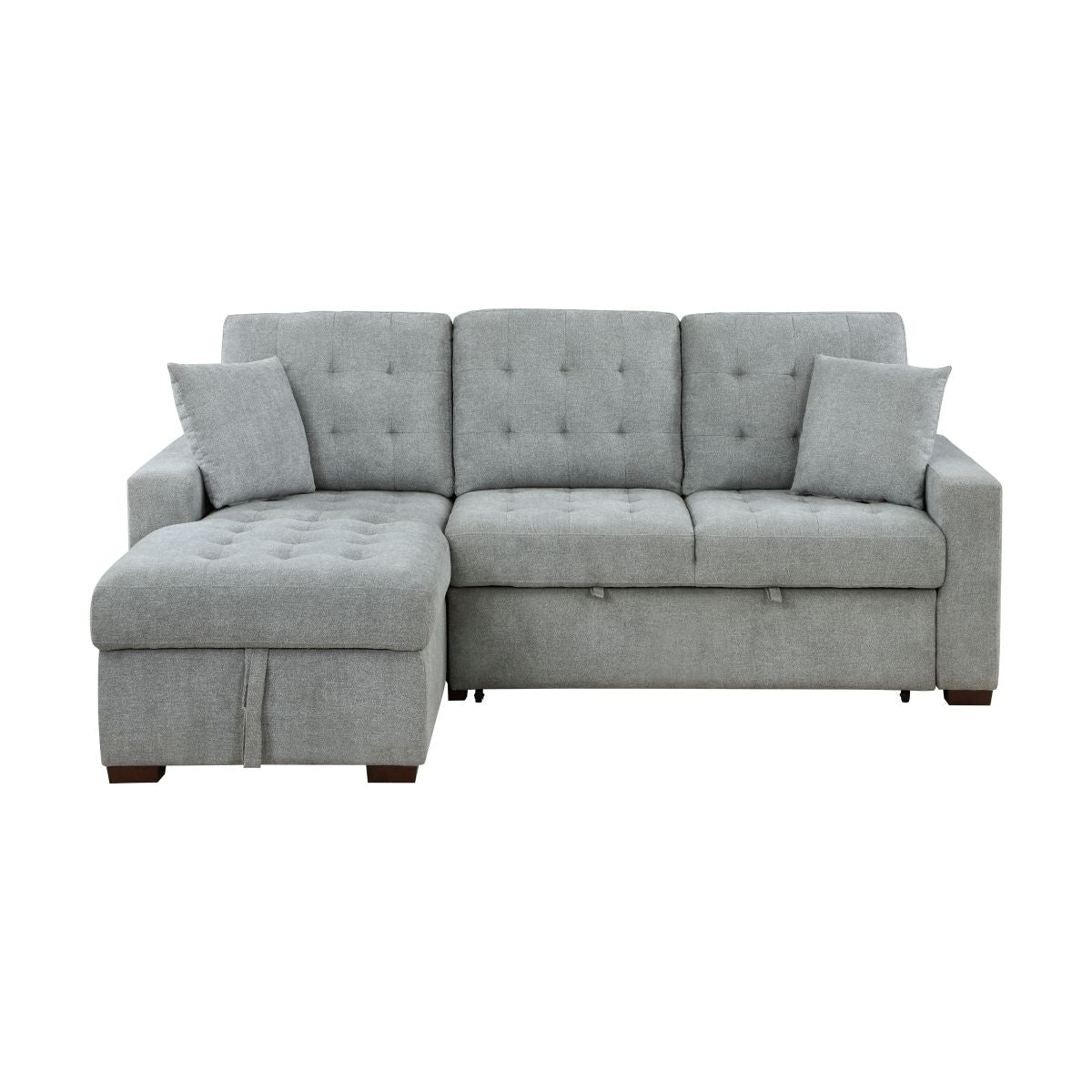 Waitsfield 2-Piece Sectional with Left Chaise, Pull-out Bed and Hidden Storage