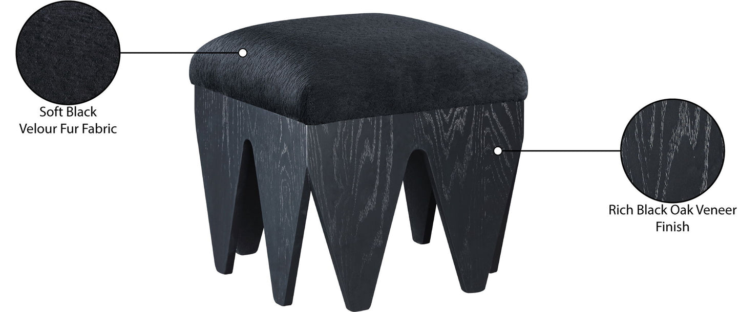Altair - Fabric Bench - Black Base
