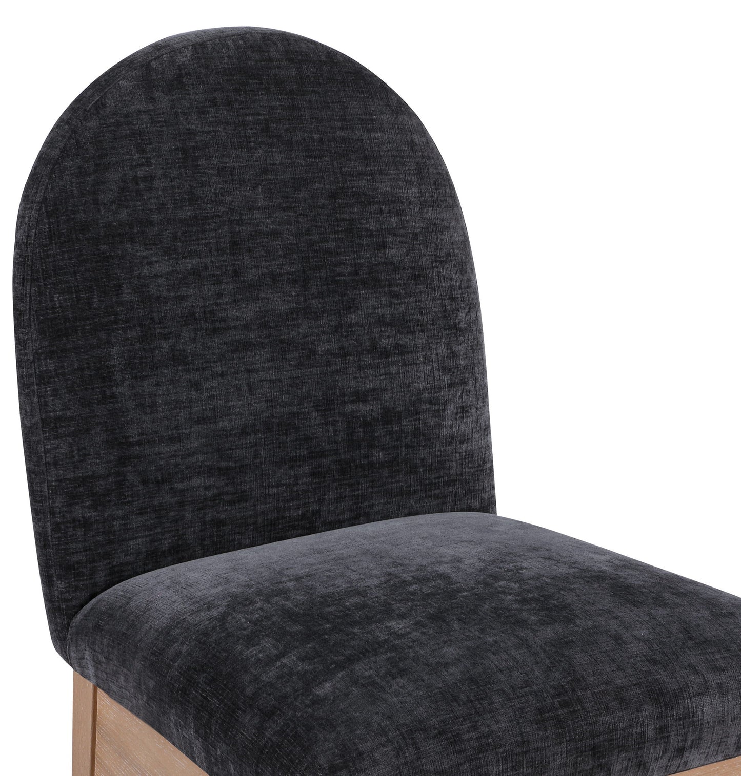 Waldorf - Chenille Dining Side Chair With Natural Legs