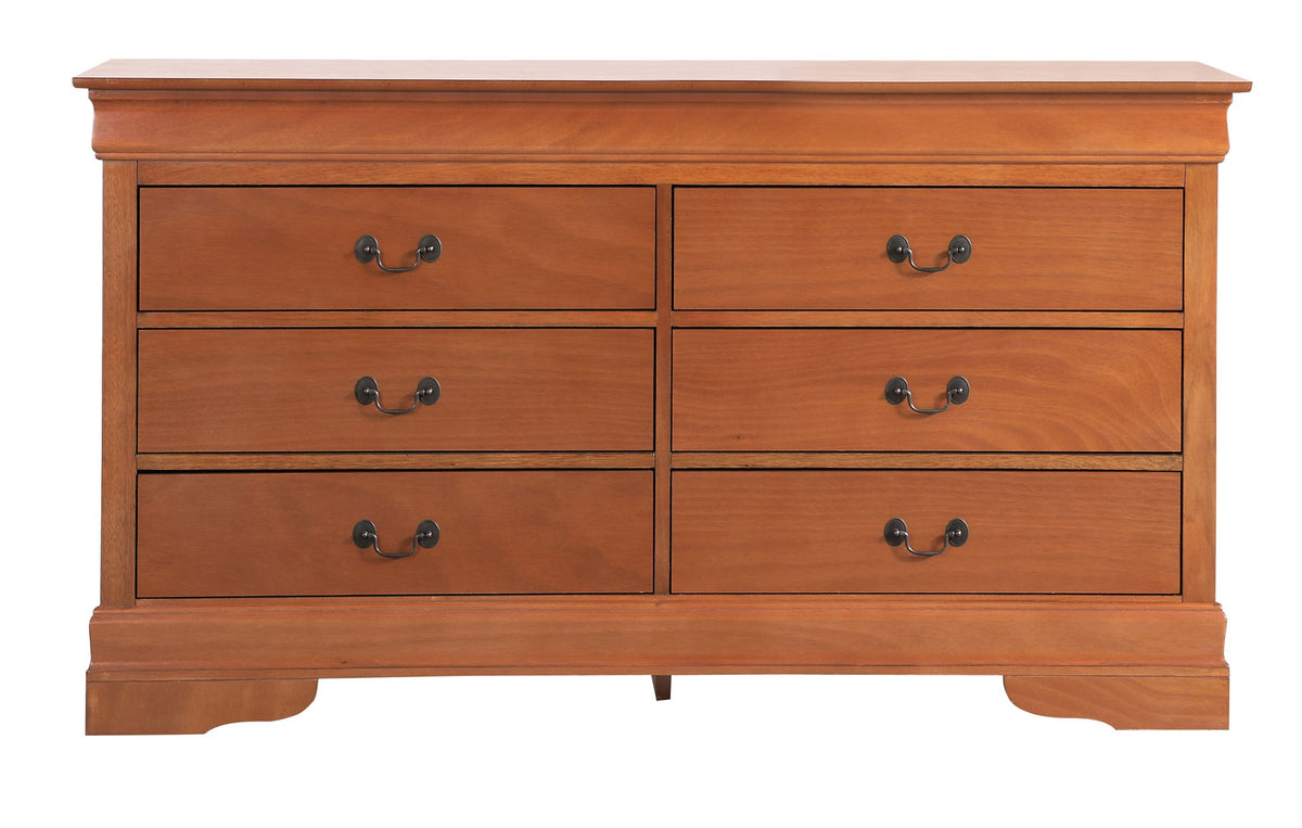 Glory Furniture - Louis Phillipe - Dresser & Mirror