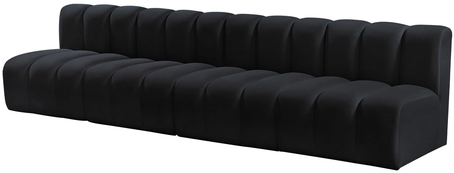 Arc - Velvet 4 Seats Modular Sofa