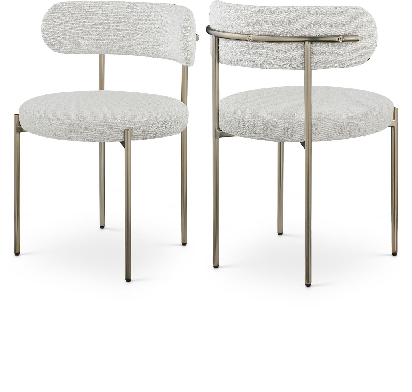 Beacon - Boucle Fabric Dining Chair (Set of 2)