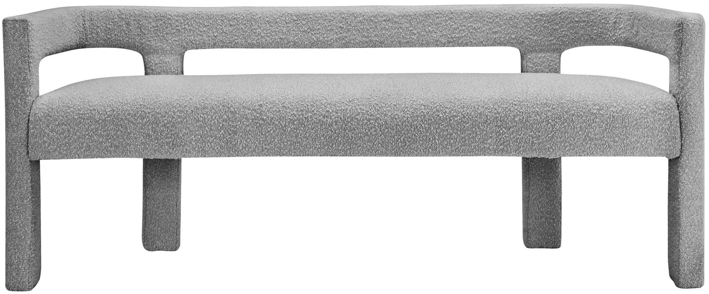 Athena - Boucle Fabric Bench
