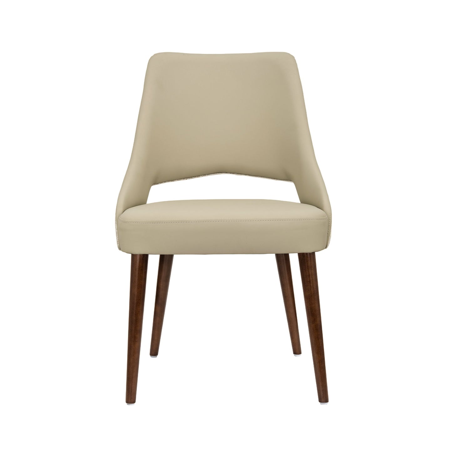 Liora - Wood Upholstered Side Chair (Set of 2) - Coffee / Brown