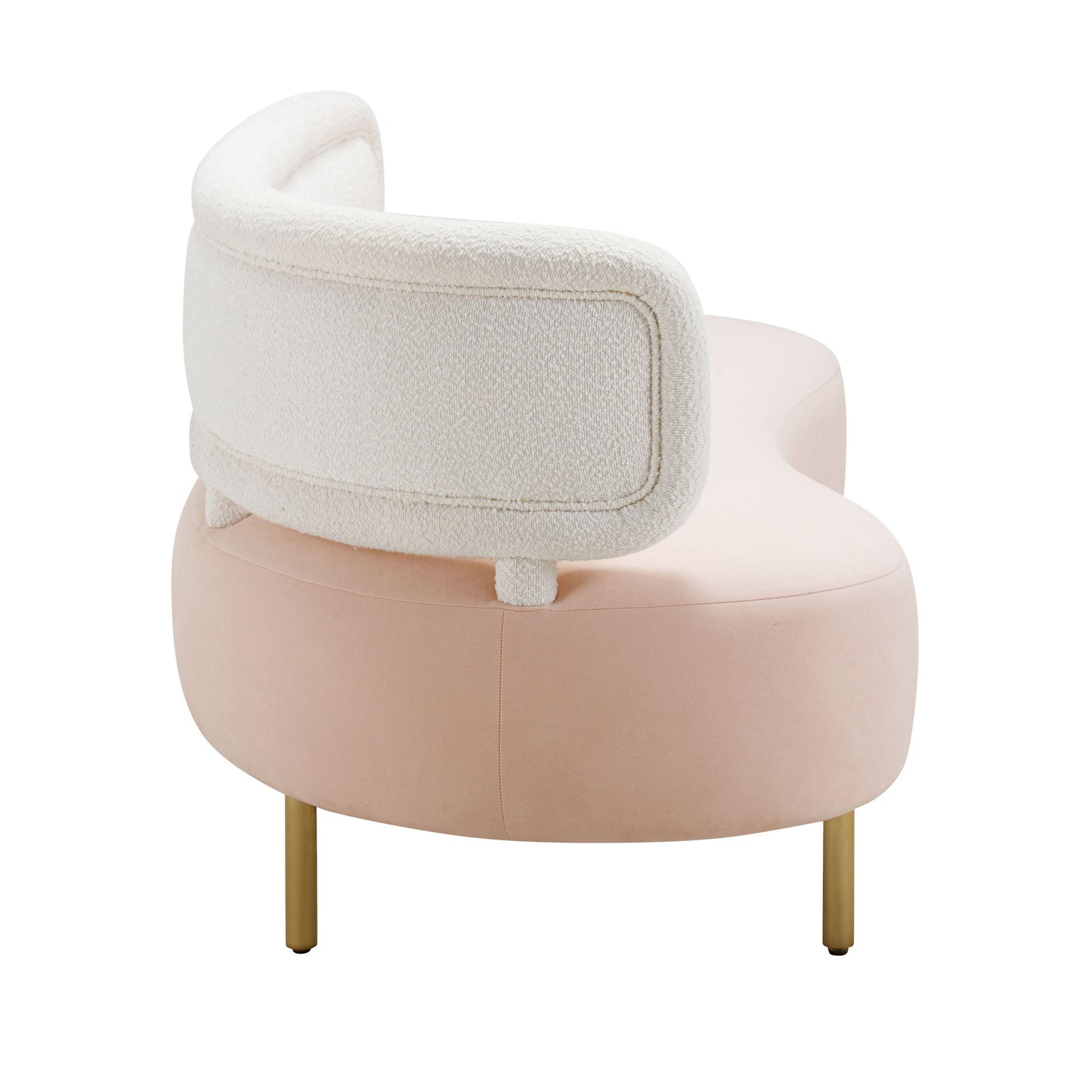 Tischa - Boucle Velvet Sofa