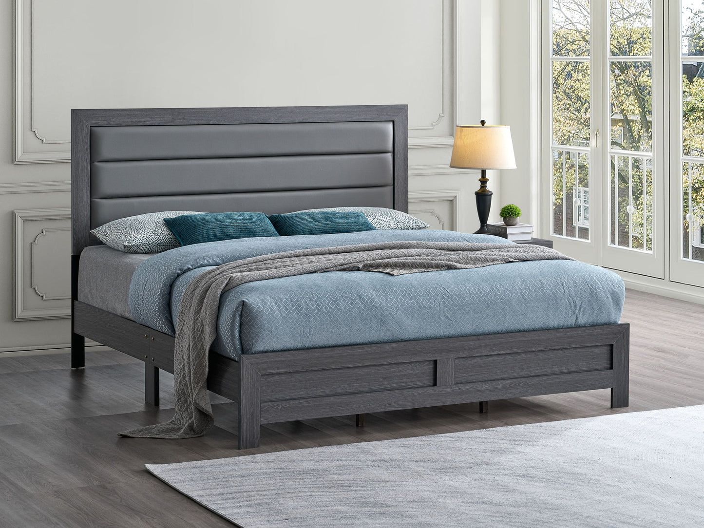 Glory Furniture - Plano - Upholstered Bed