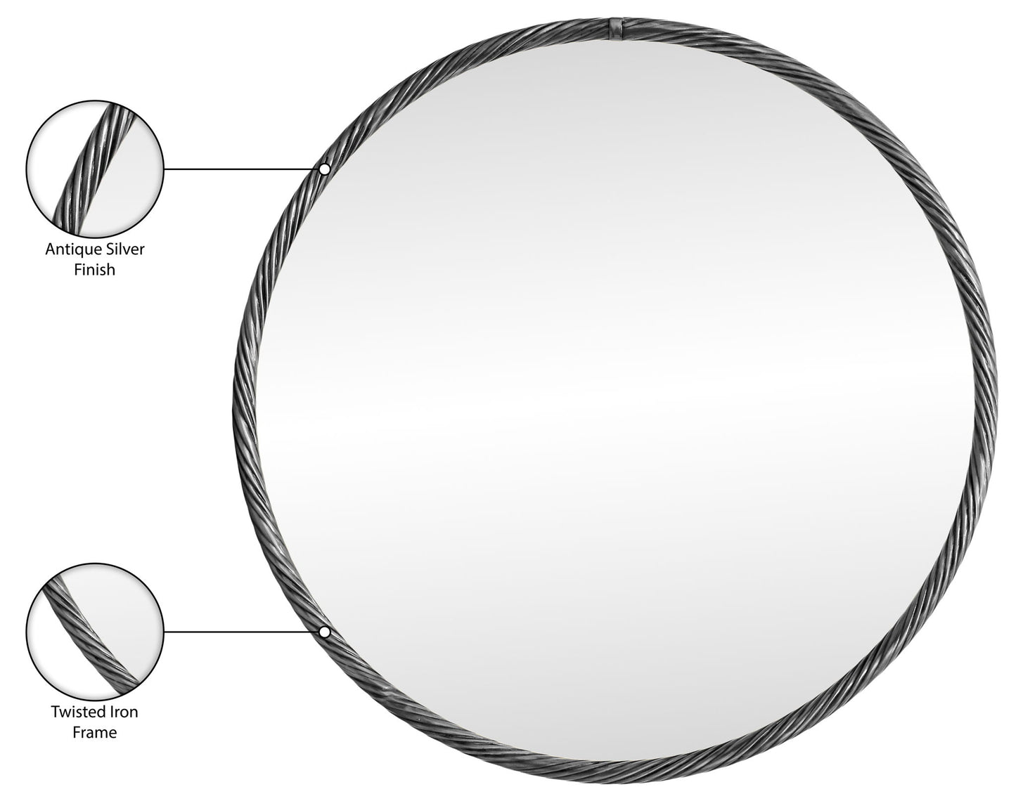 Avara - Round Mirror